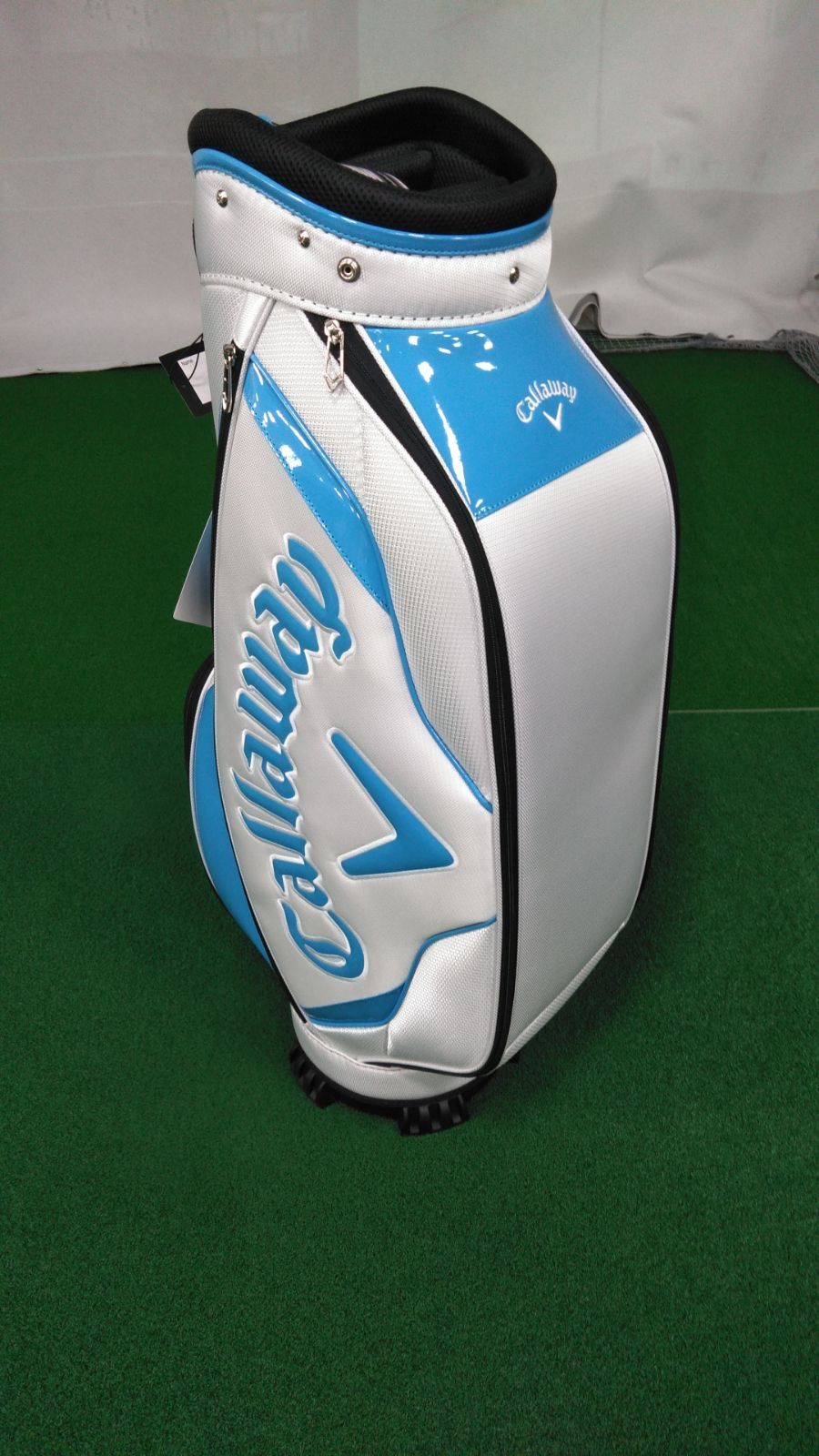 Callaway キャディバッグ ホワイト/ブルー Cb【新品未使用品】キャロウェイ キャディバッグ ホワイト/ライト