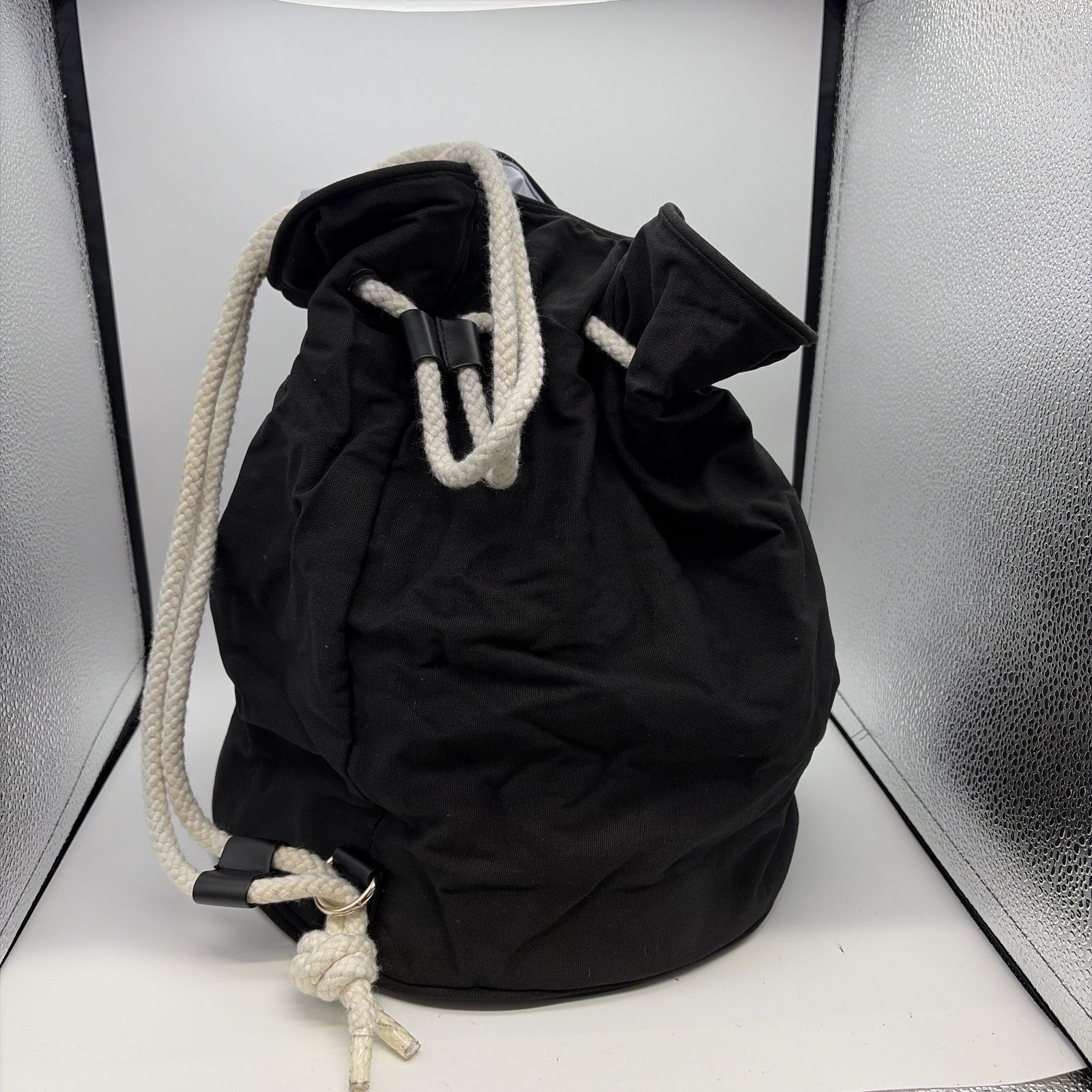 CHANEL シャネル ノベルティ ロゴプリント プールバッグ ショルダー