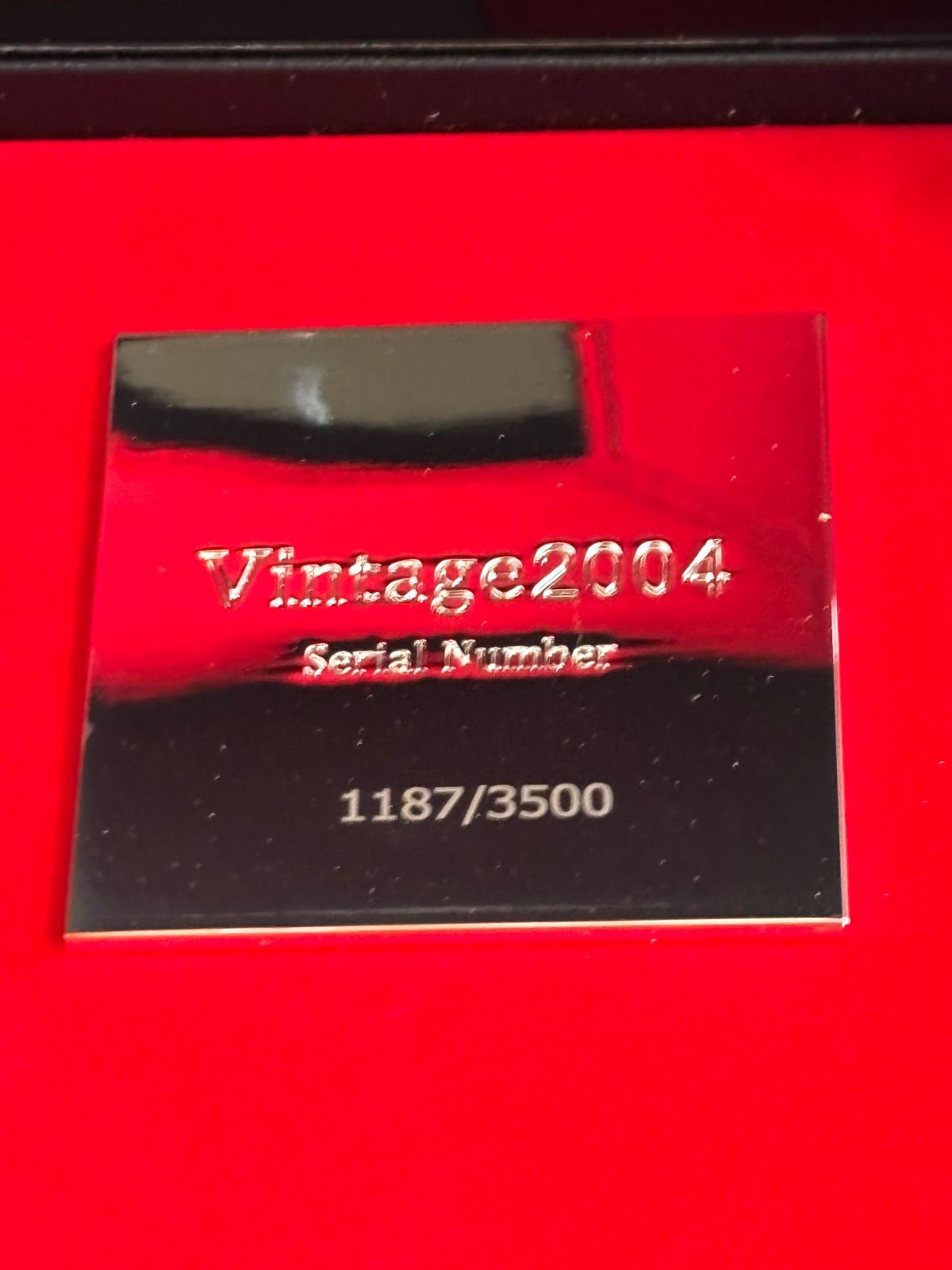 ANGEL CHAMPAGNE Brut Vintage 2004 Serial Ninbe, 1187/3500