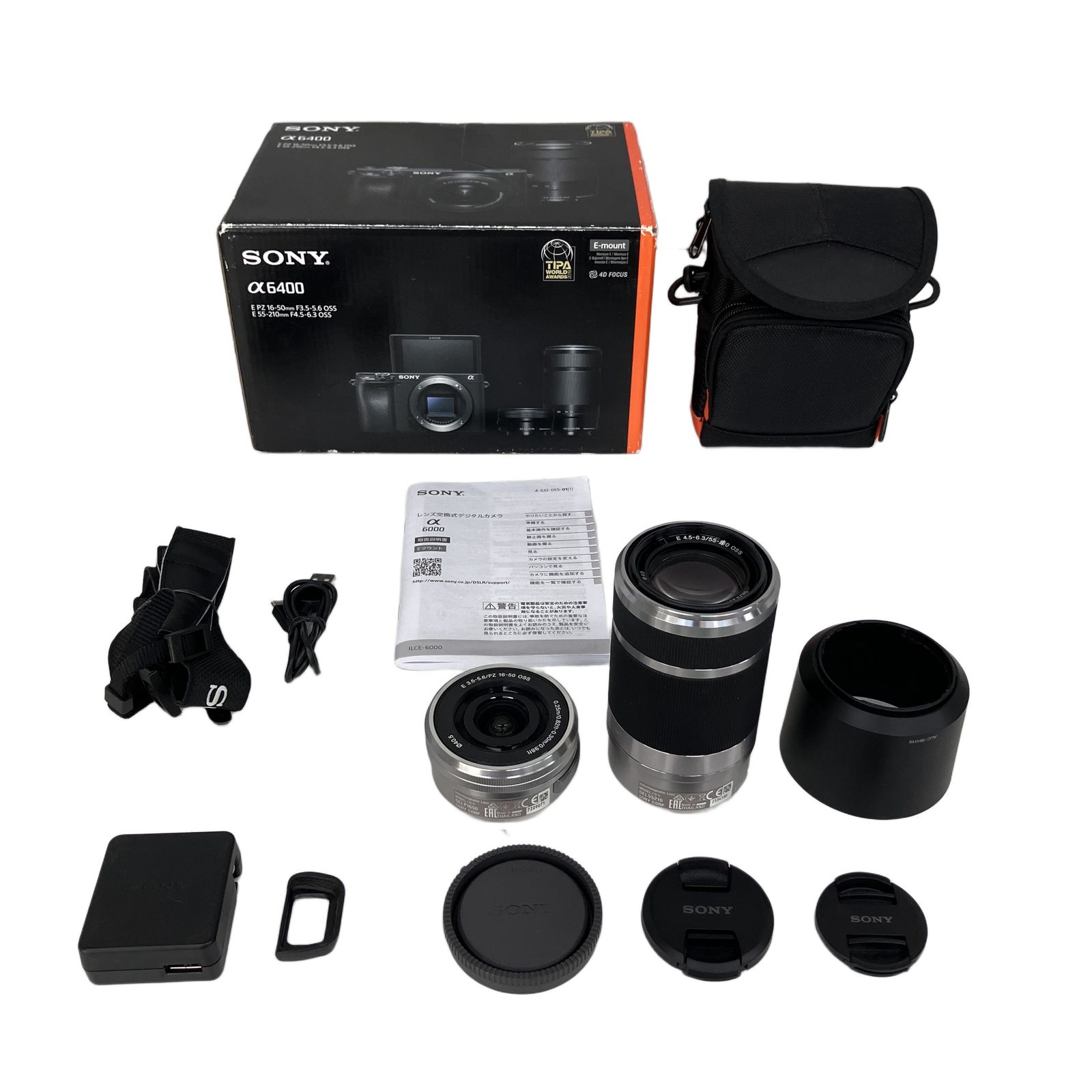 SONY α6000 ILCE-6000Y ダブル ズーム レンズ キット シルバー ミラー