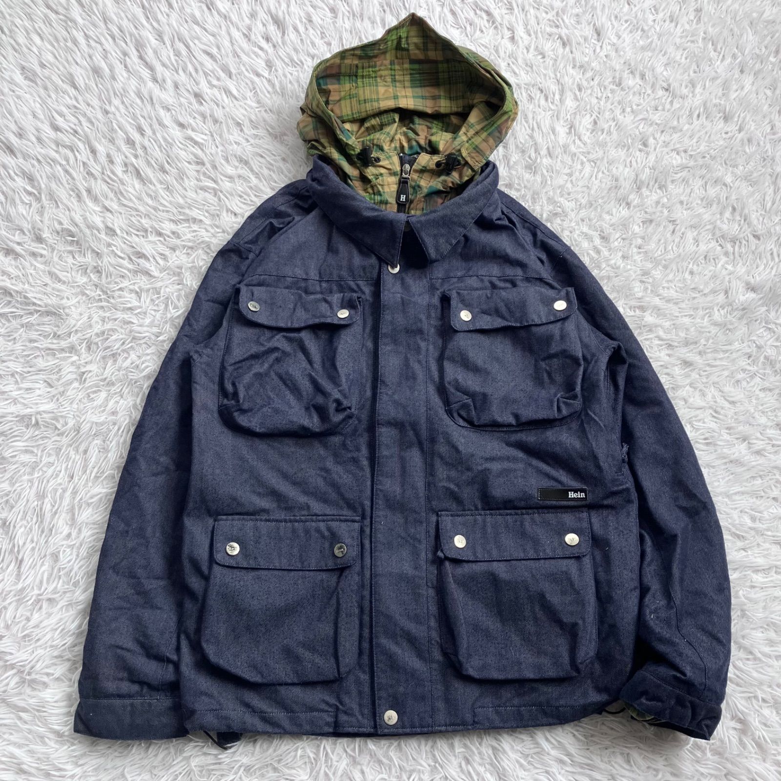 美品 hein スキーウェア スノーウェア スノボウェア ジャケット 古着 L 