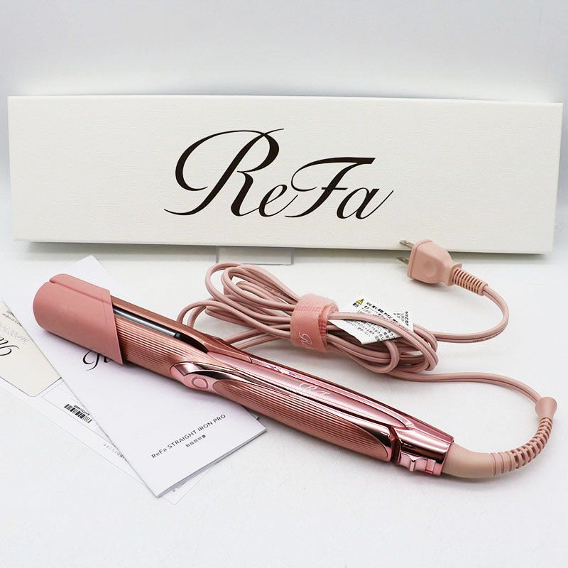良品 ReFa STRAIGHT IRON PRO RE-AT-05A ピンク リファストレート