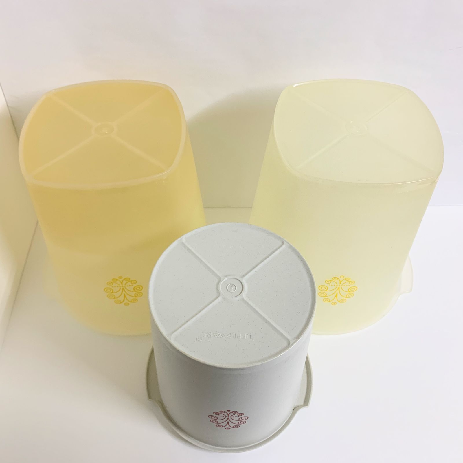 タッパーウェア 昭和 レトロ マキシクイーンデコレーター ホワイト