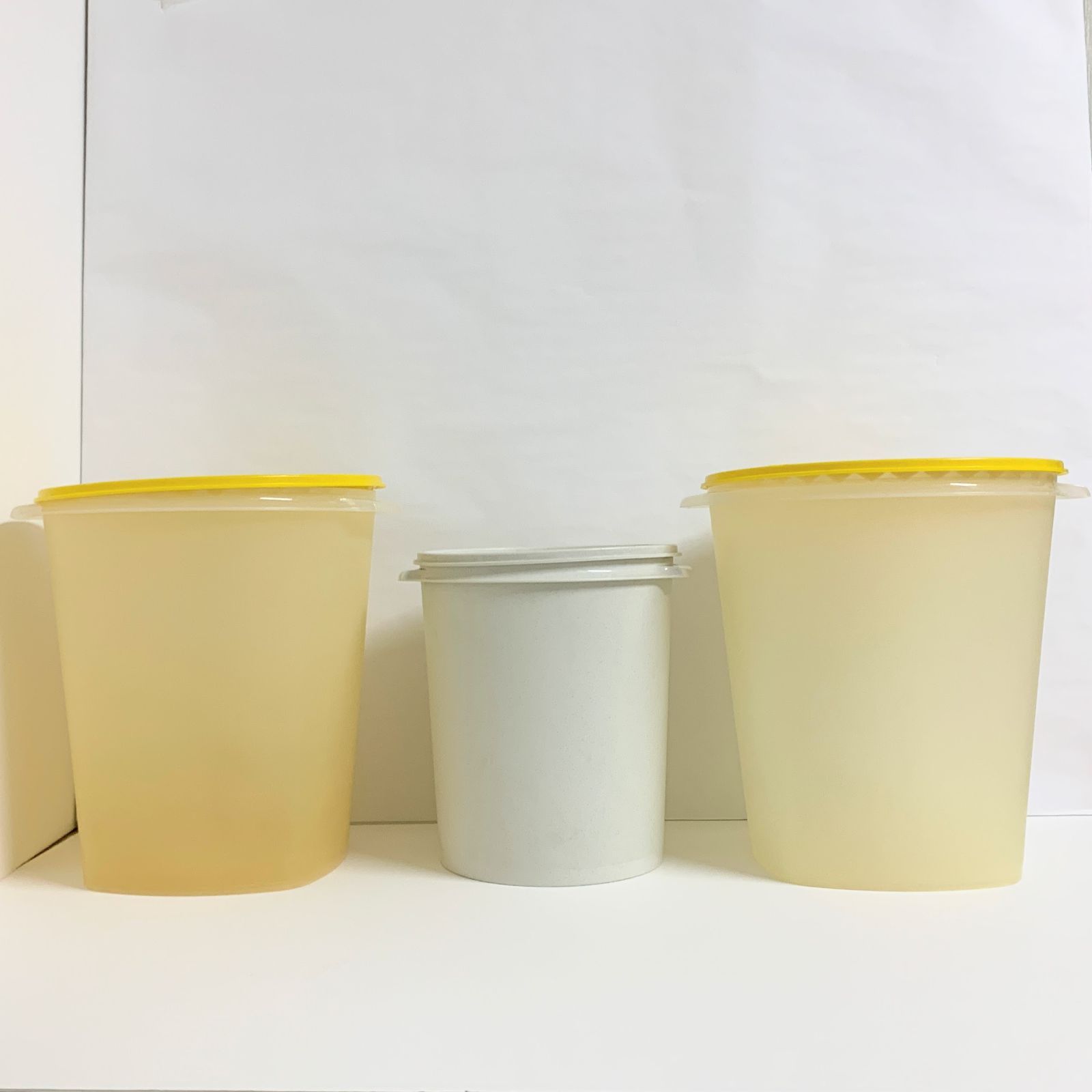 タッパーウェア 昭和 レトロ マキシクイーンデコレーター ホワイト