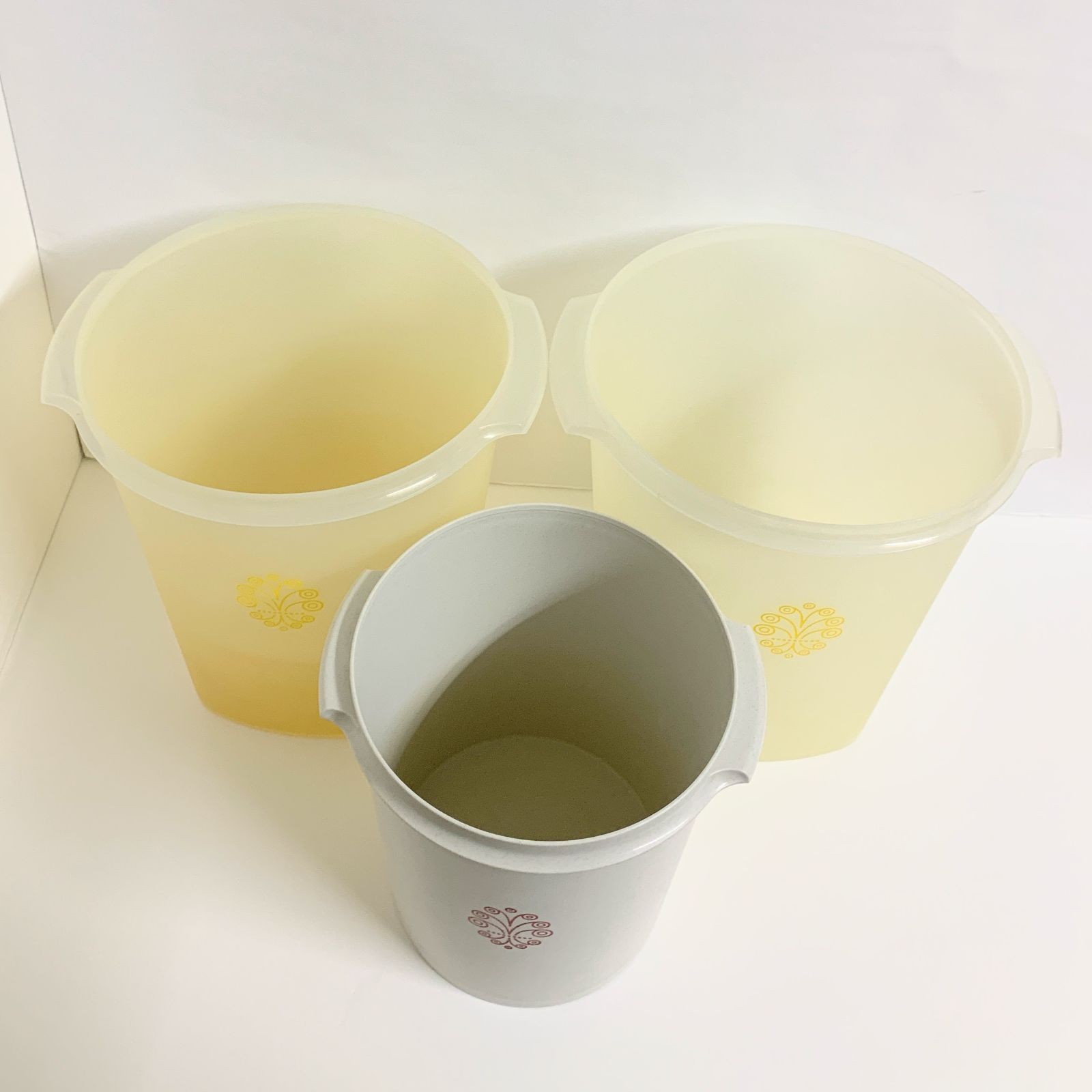 タッパーウェア 昭和 レトロ マキシクイーンデコレーター ホワイト