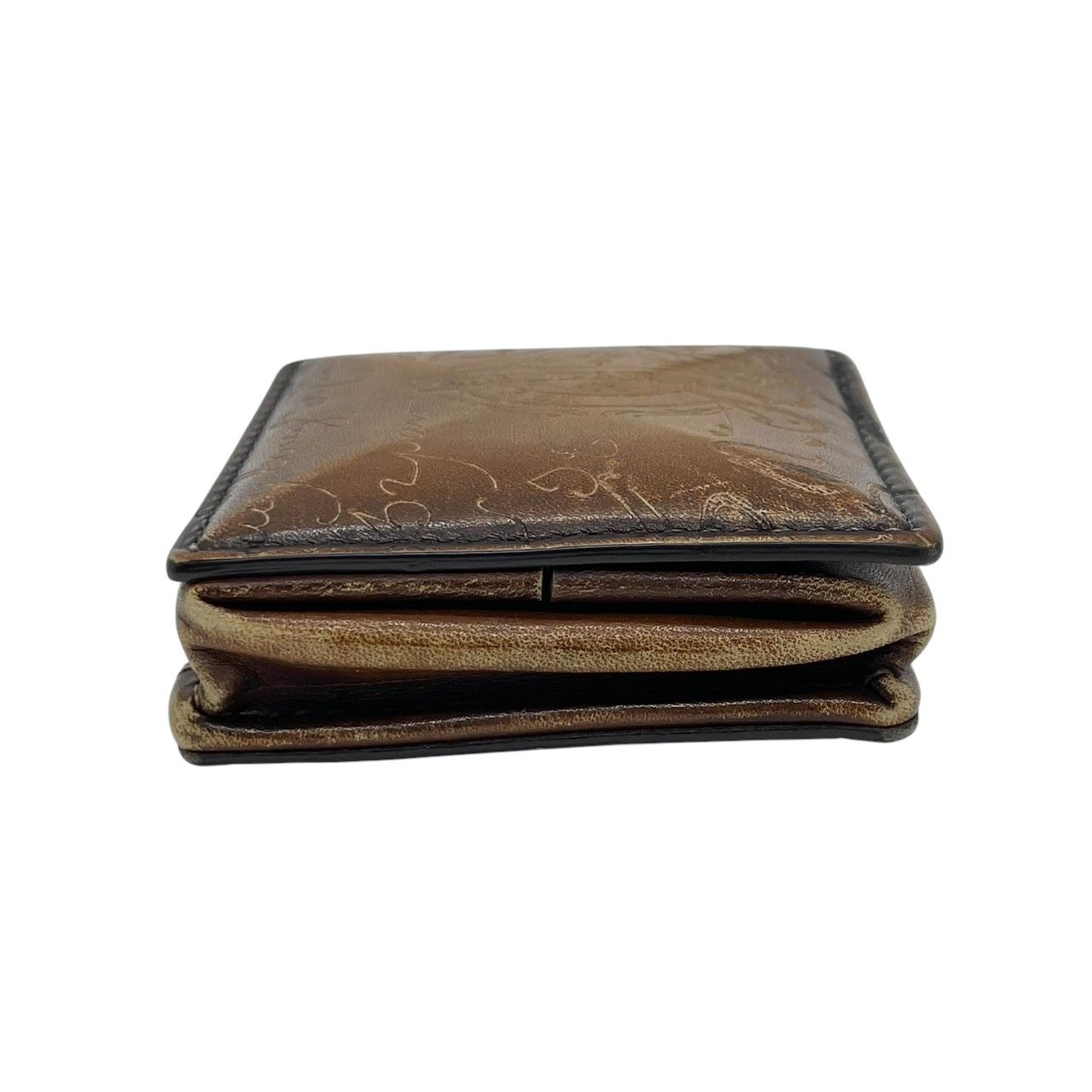 Berluti ベルルッティ カリグラフィー ケース 小銭入れ レザー Berluti（ベルルッティ） 【A02362】Berluti カリグラフィ 小銭入れ