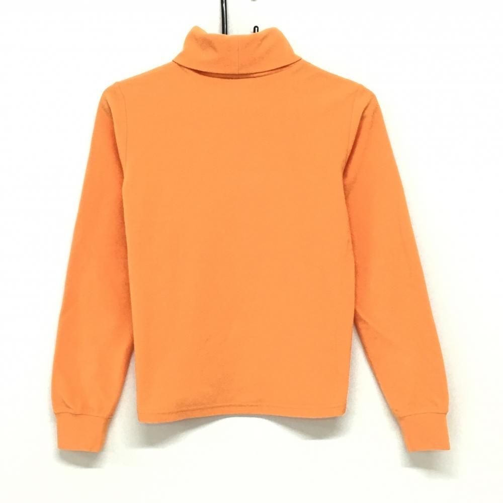 美品】ピッコーネクラブ 長袖タートルネックシャツ オレンジ ワッペン