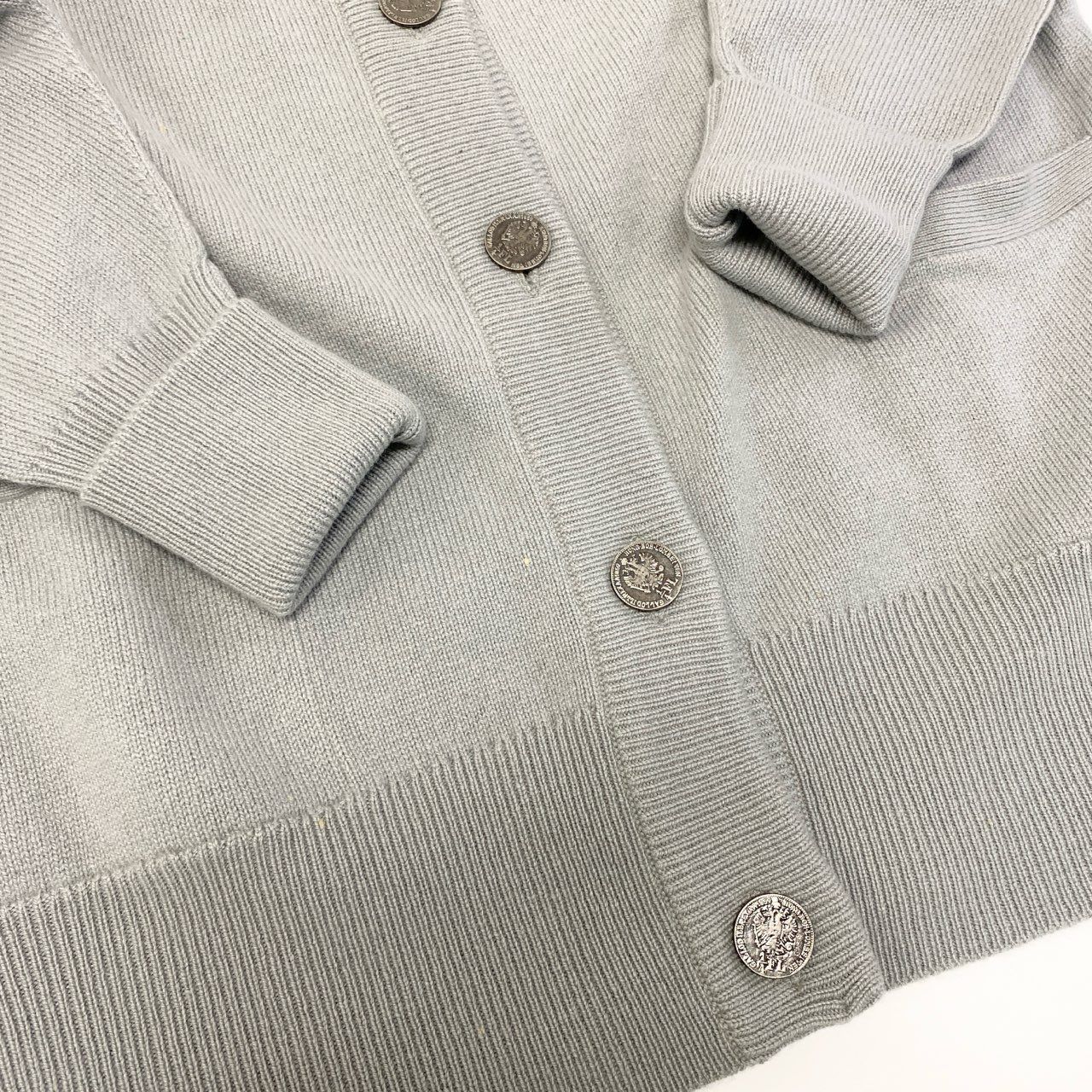 9a19 Ballantyne バランタイン ピュアカシミヤ 100％ カーディガン