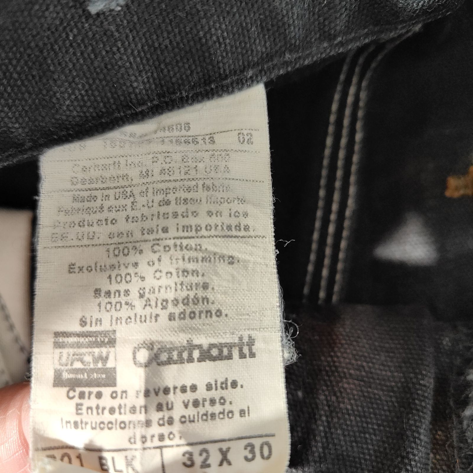 Carhartt カーハート アメリカ製 2009年11月製造 【サイズ】 32×30