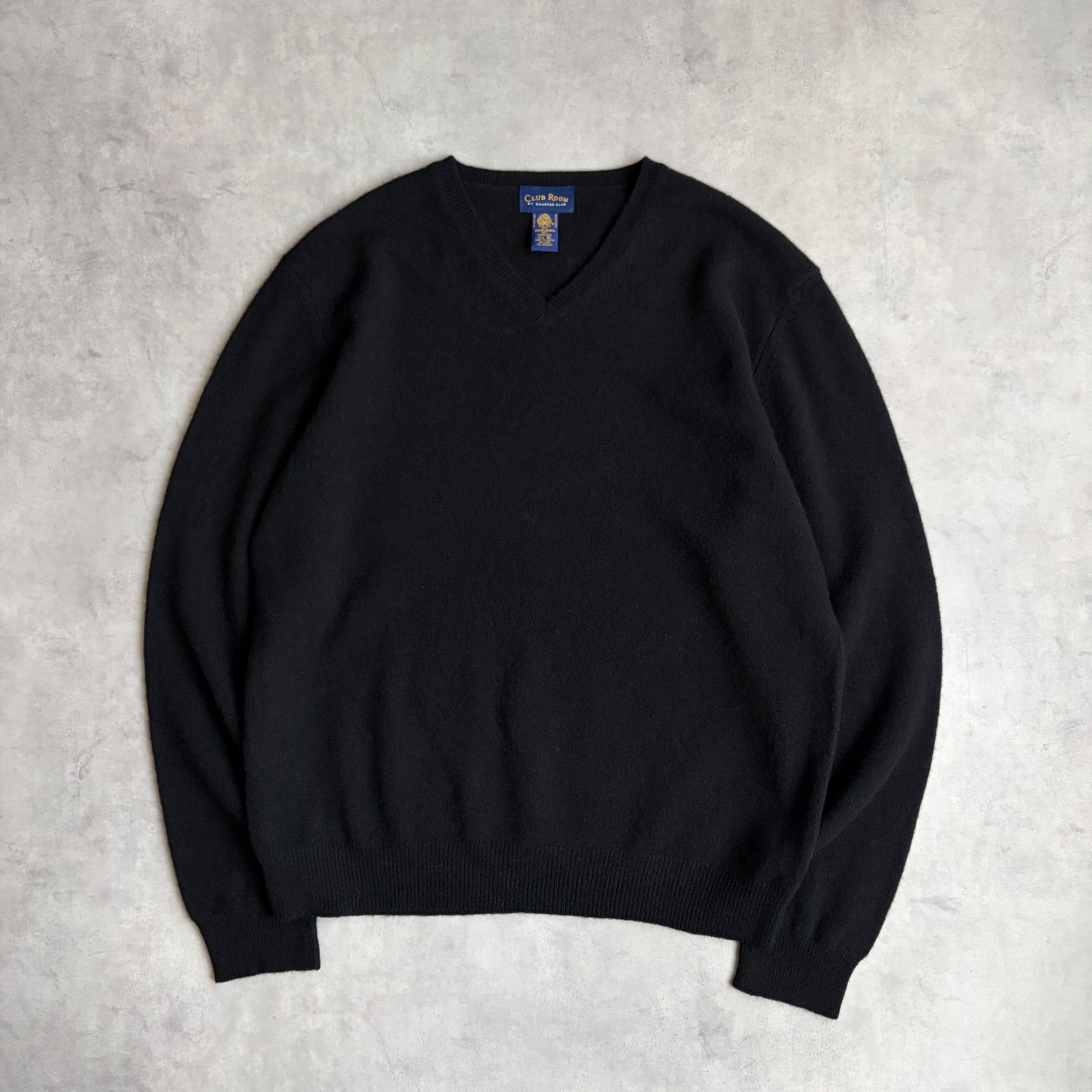 90s〜00s/CLUB ROOM by CHARTER CLUB/ラムウールニット/プルオーバー/V