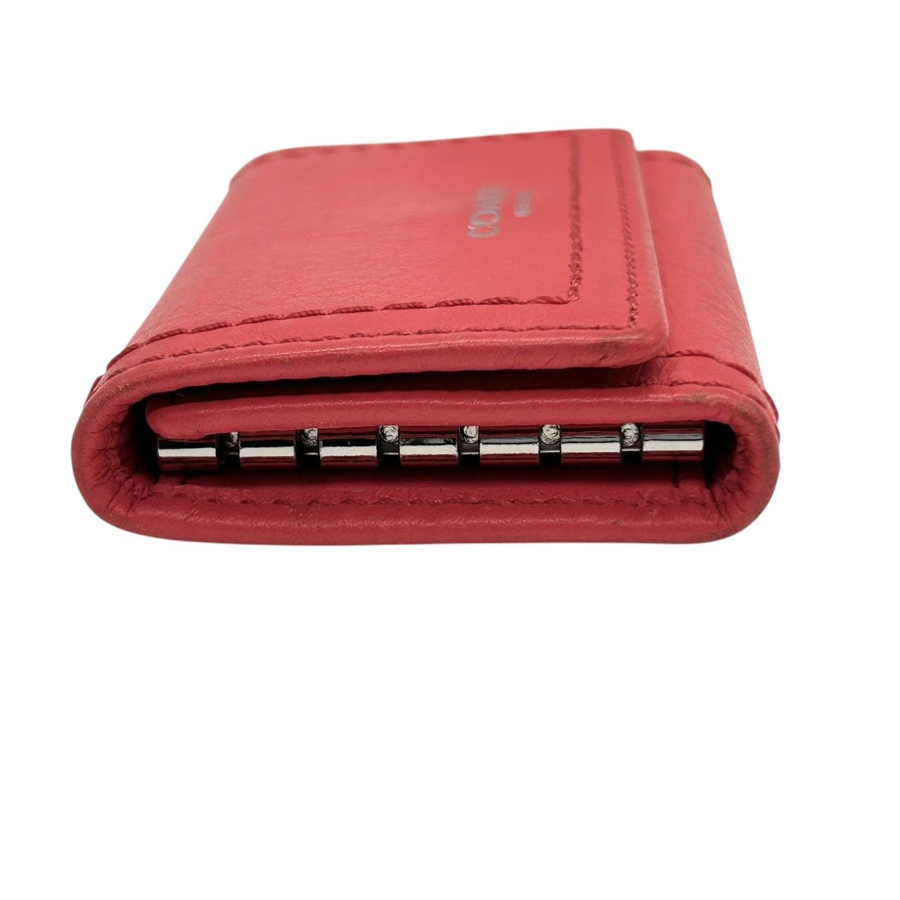 美品】コーチ COACH キーケース 6連 鍵入れ レザー 本革 ピンク レッド