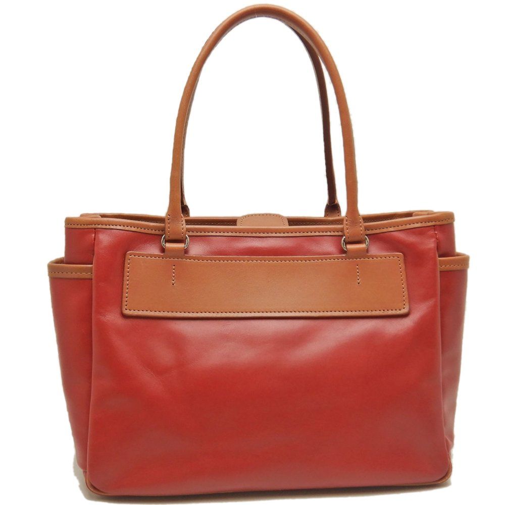 SOMES SADDLE ソメスサドル ハンドバッグ レザー レッド ブラウン