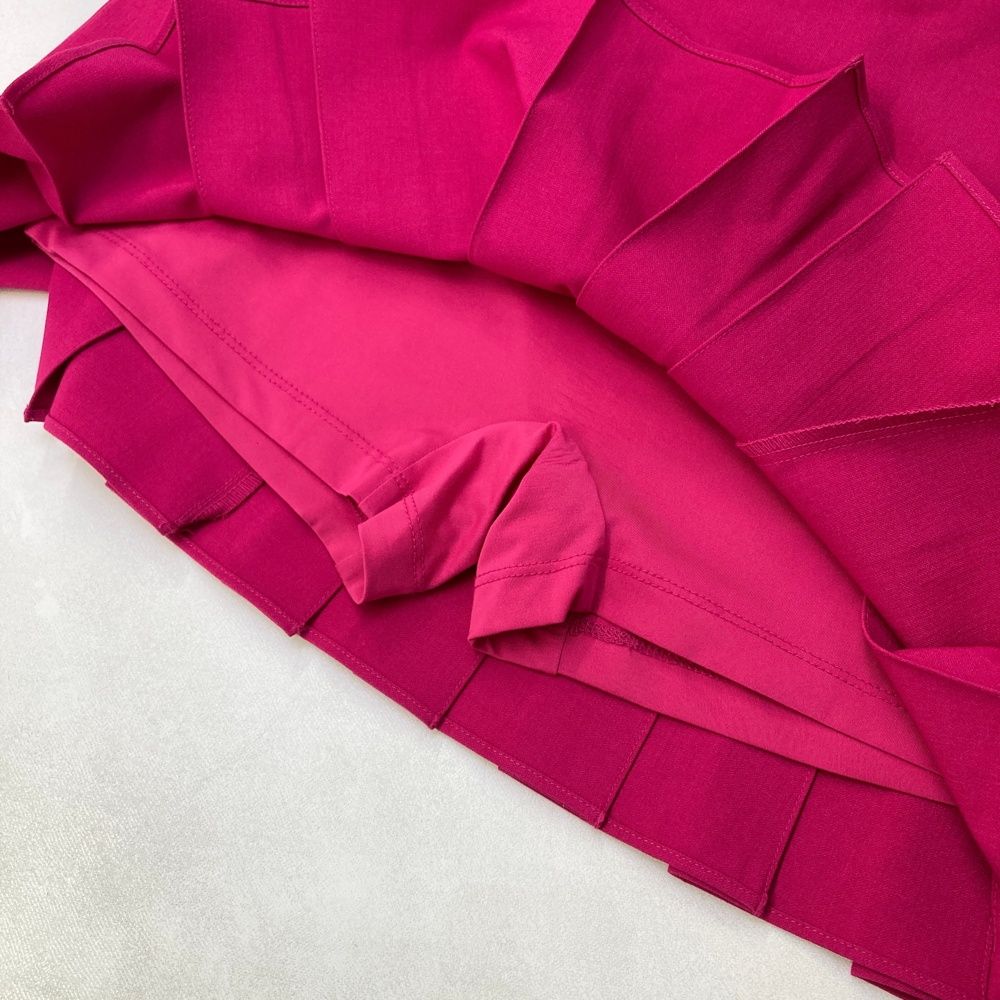 サイズ：S ANEW GOLF アニューゴルフ インナー付スカート プリーツ