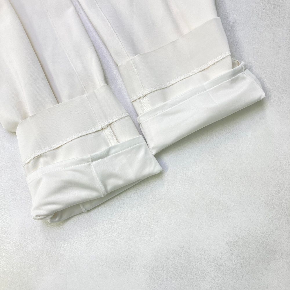 サイズ：M JUN&ROPE ジュン アンド ロペ 裏地付 ストレッチパンツ