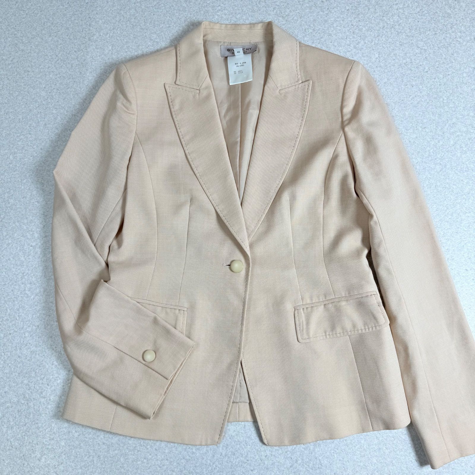 希少 GIVENCHY ジパンシー ワイドパンツスーツ セットアップ ステッチ