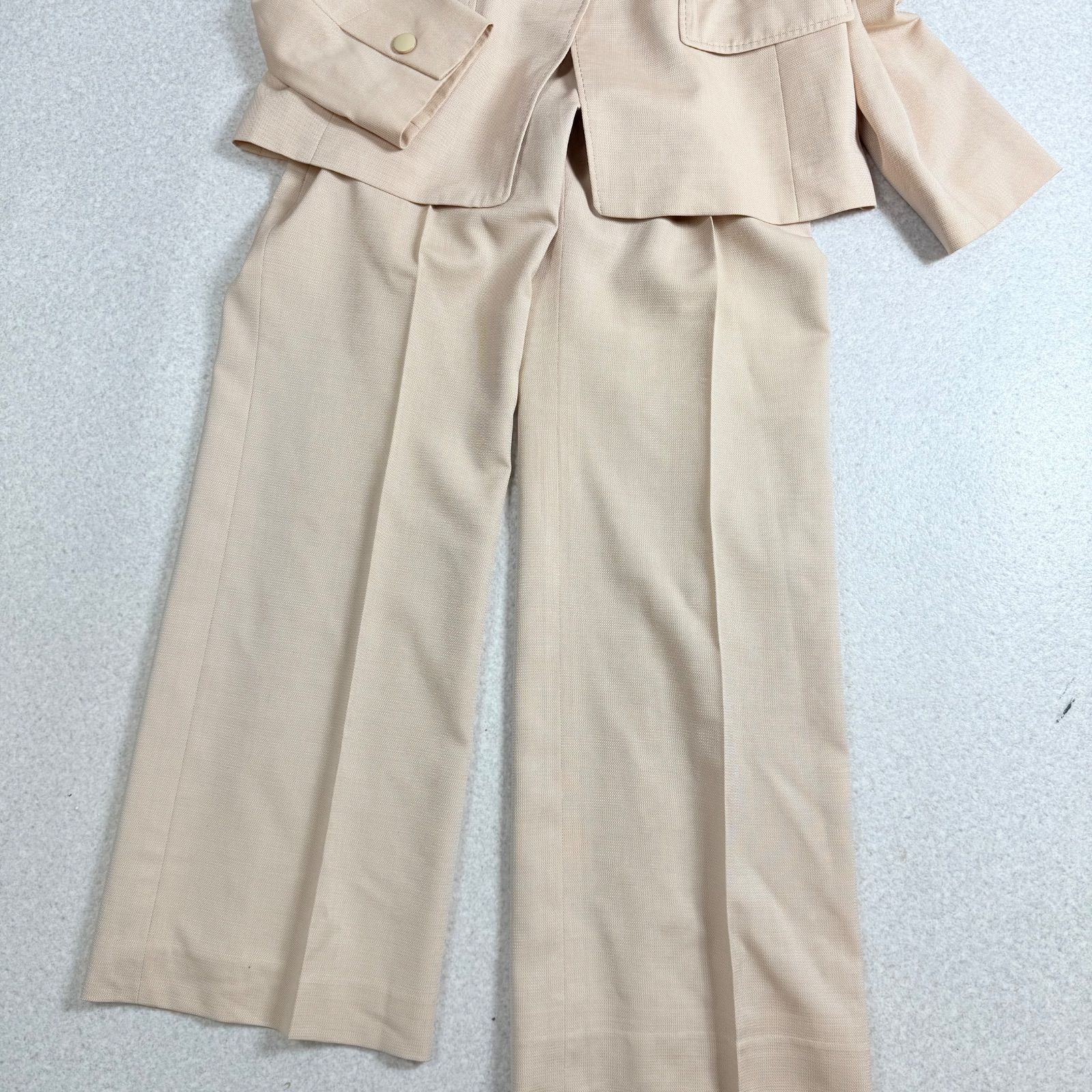 希少 GIVENCHY ジパンシー ワイドパンツスーツ セットアップ ステッチ