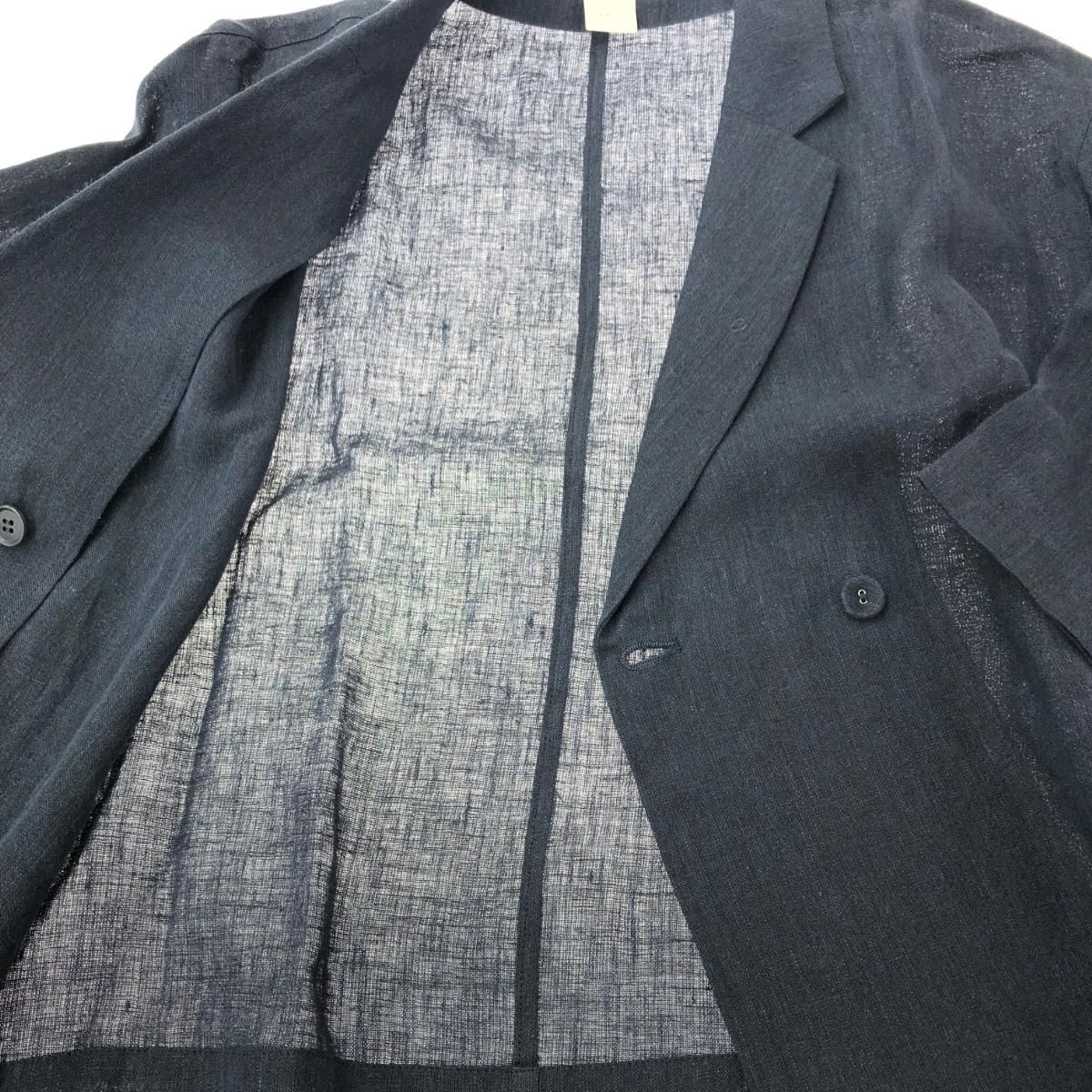 kagure かぐれ リネンハーフスリーブジャケット サイズ:F リネン94