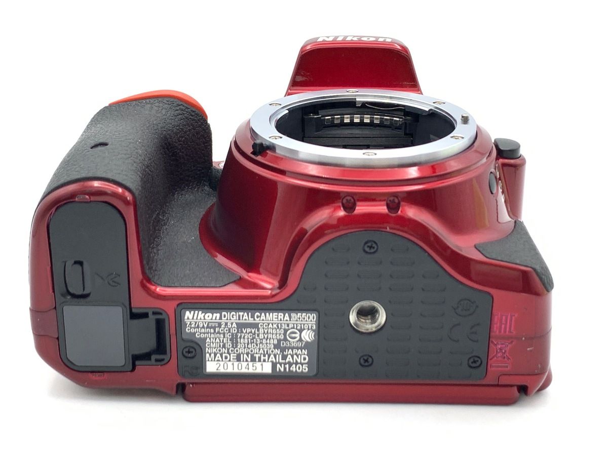 1円】 ニコン Nikon D5500 ボディ レッド[ジャンク品 1円】 ニコン Nikon D5500 ボディ レッド[ジャンク品