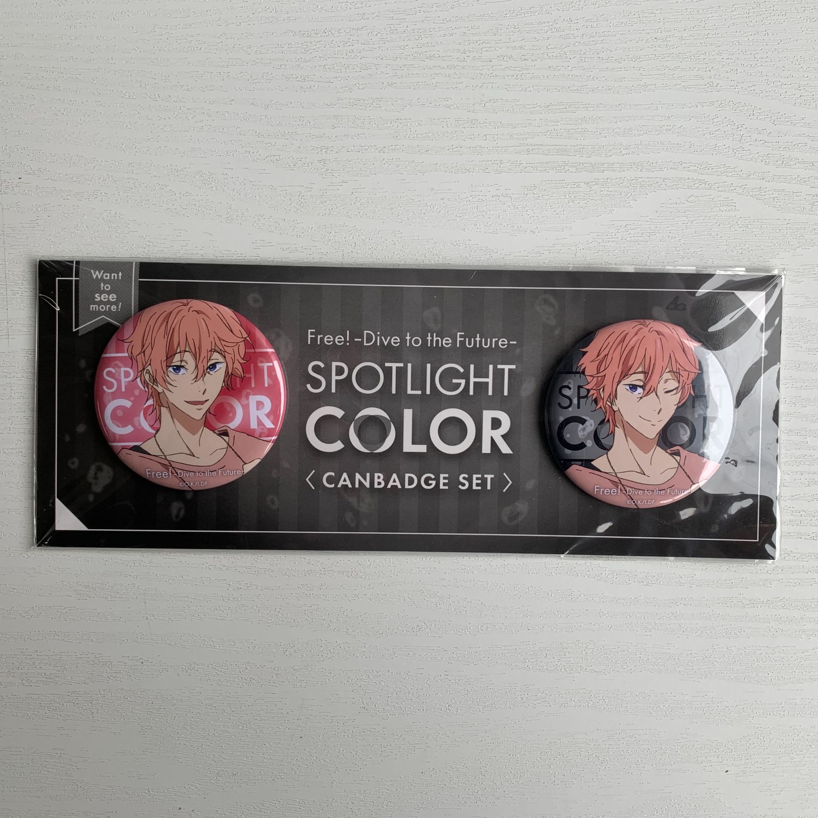 Free! Dive to the Future Free! 鴫野貴澄 缶バッジ spotlight color