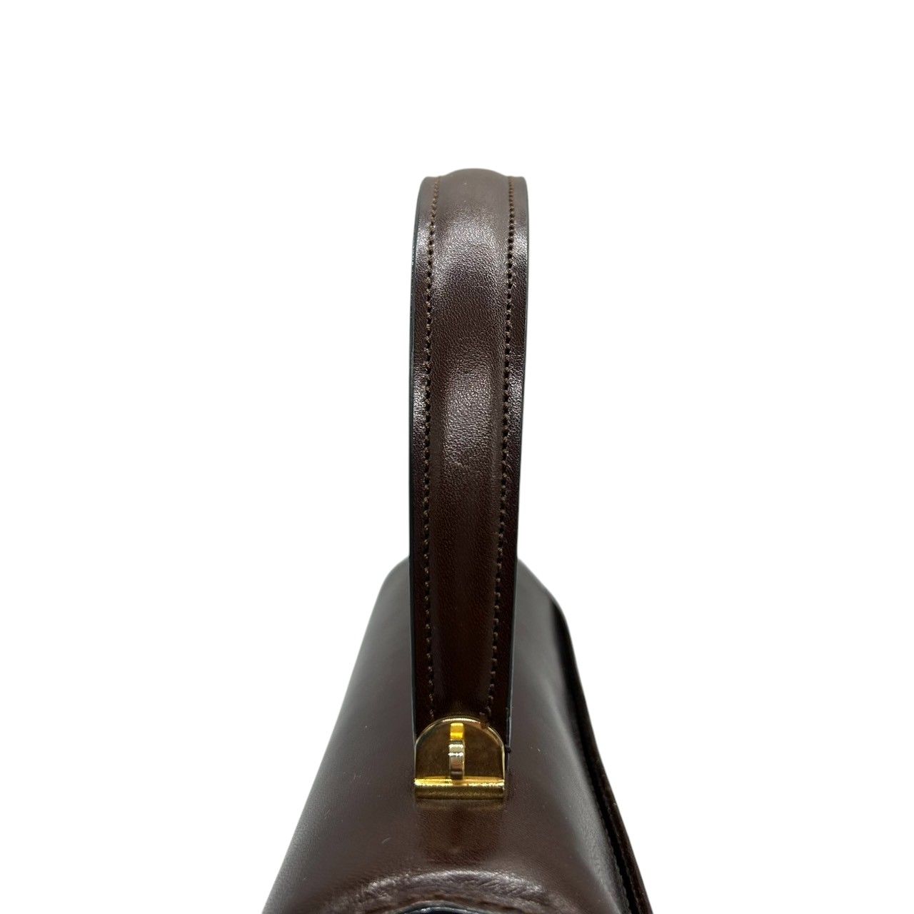 良品】バリー BALLY ハンドバッグ トップハンドル ターンロック レザー