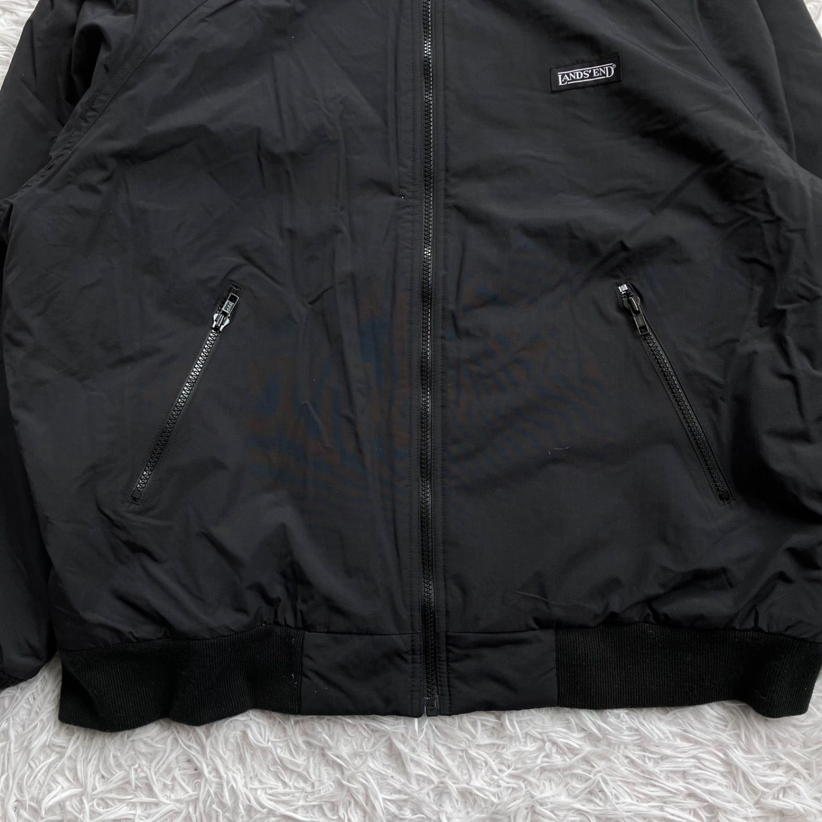 希少 90s Lands End ウォームアップジャケット スコールジャケット
