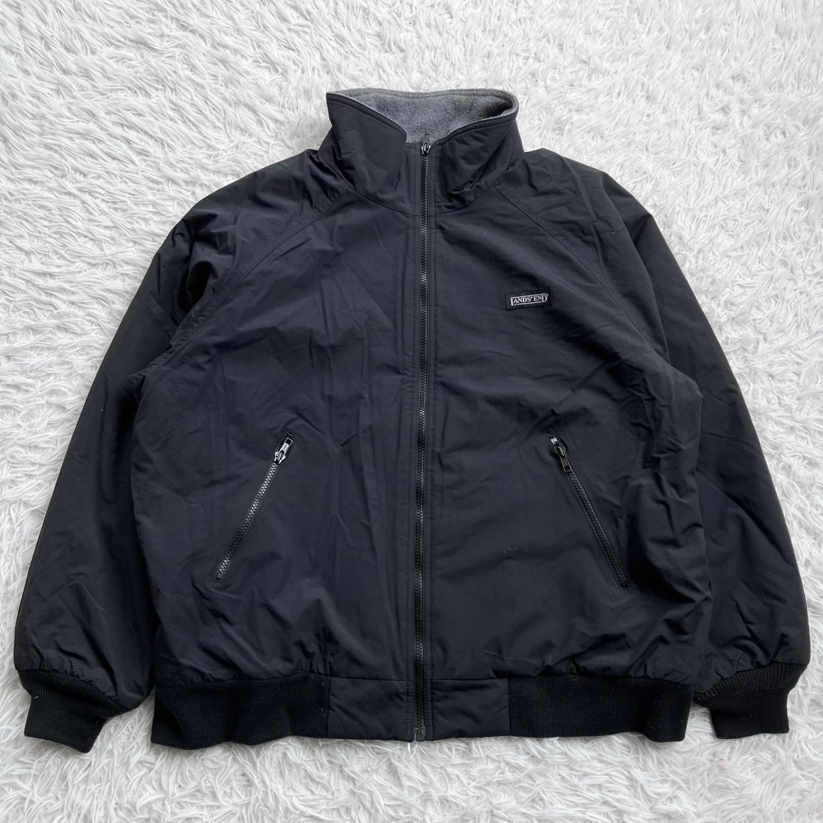 希少90s Lands End ウォームアップジャケット スコールジャケット 希少 90s Lands End ウォームアップジャケット スコールジャケット