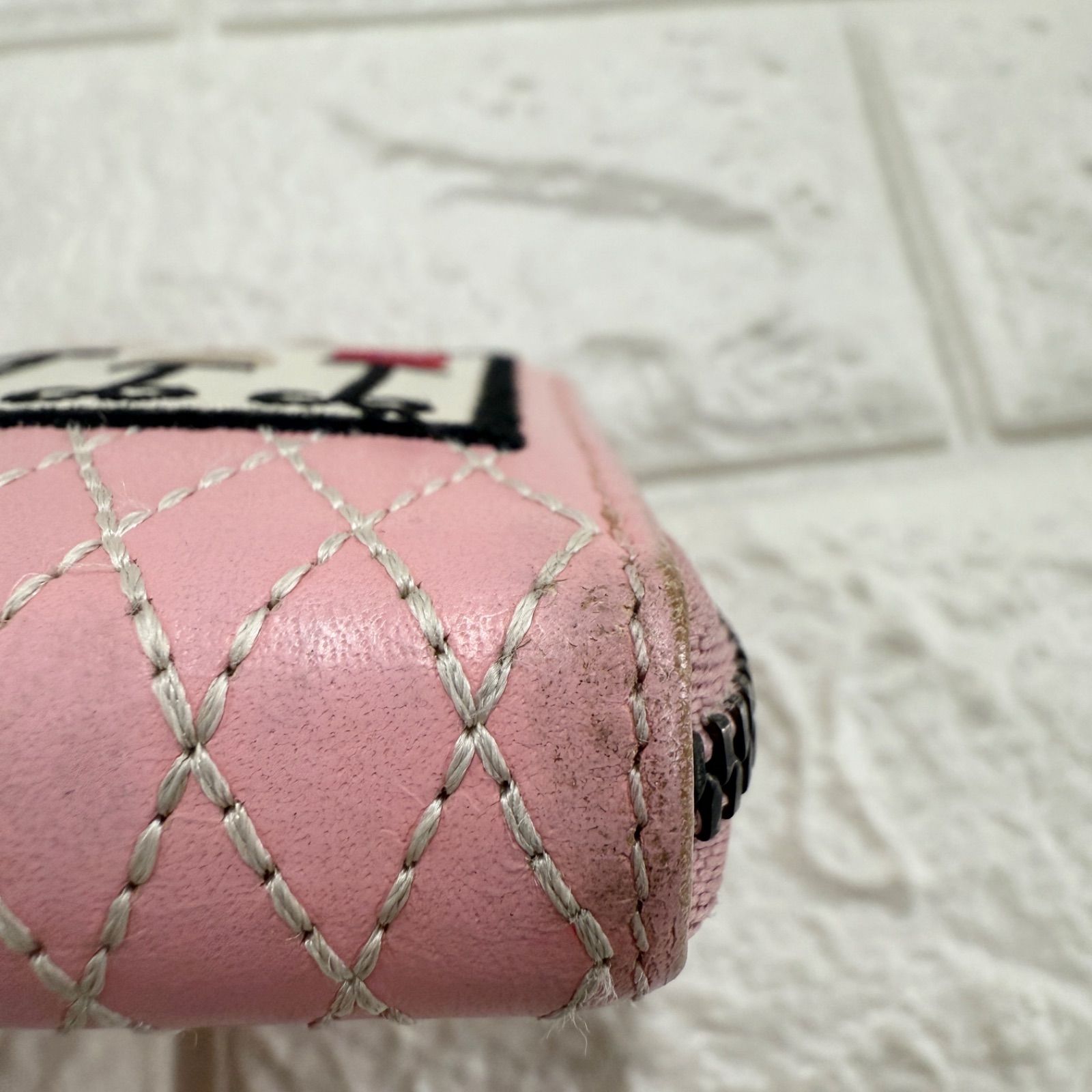 ルルギネス　財布 ルルギネス Lulu Guinness 財布 ピンク - メルカリ