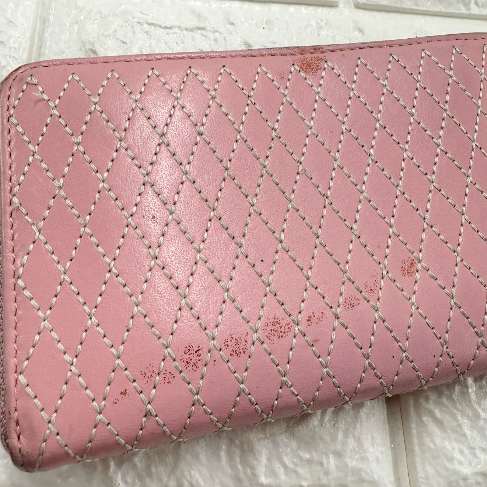 ルルギネス Lulu Guinness 財布 ピンク - メルカリ