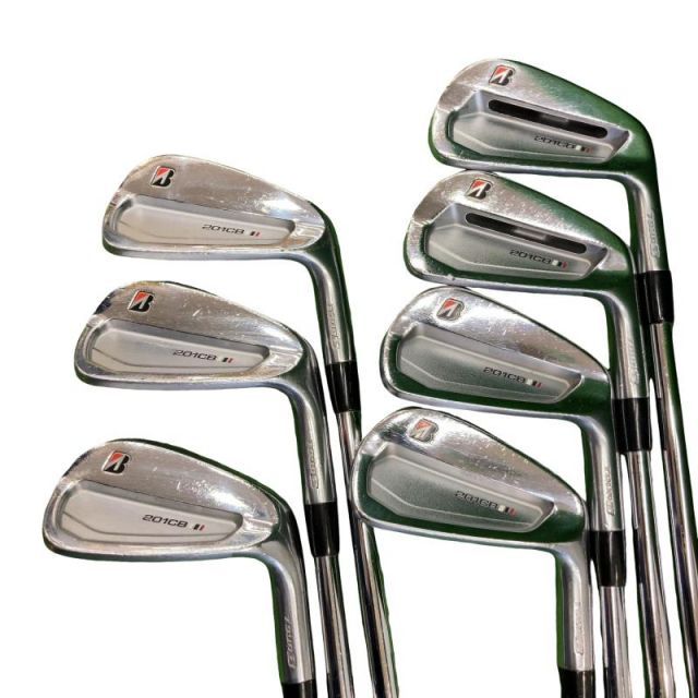ブリヂストン TOUR B 201CB 7本セットアイアンセット 純正シャフト 中古】 ブリヂストン TOUR B 201CB 7S アイアンセット IR 純正特注
