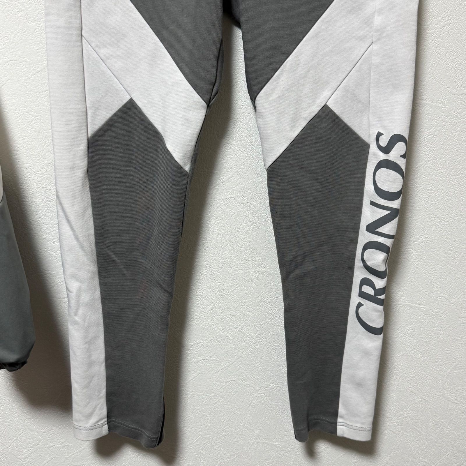 クロノス cronos セットアップ グレー ホワイト ジャケット パーカー