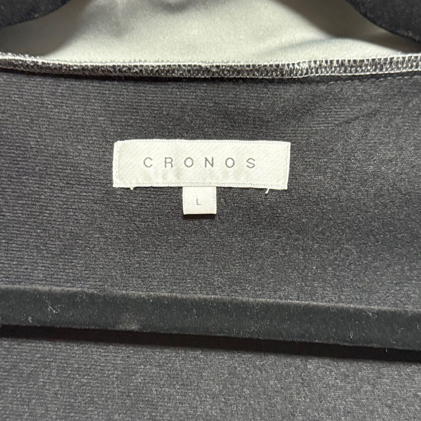 クロノス cronos セットアップ グレー ホワイト ジャケット パーカー