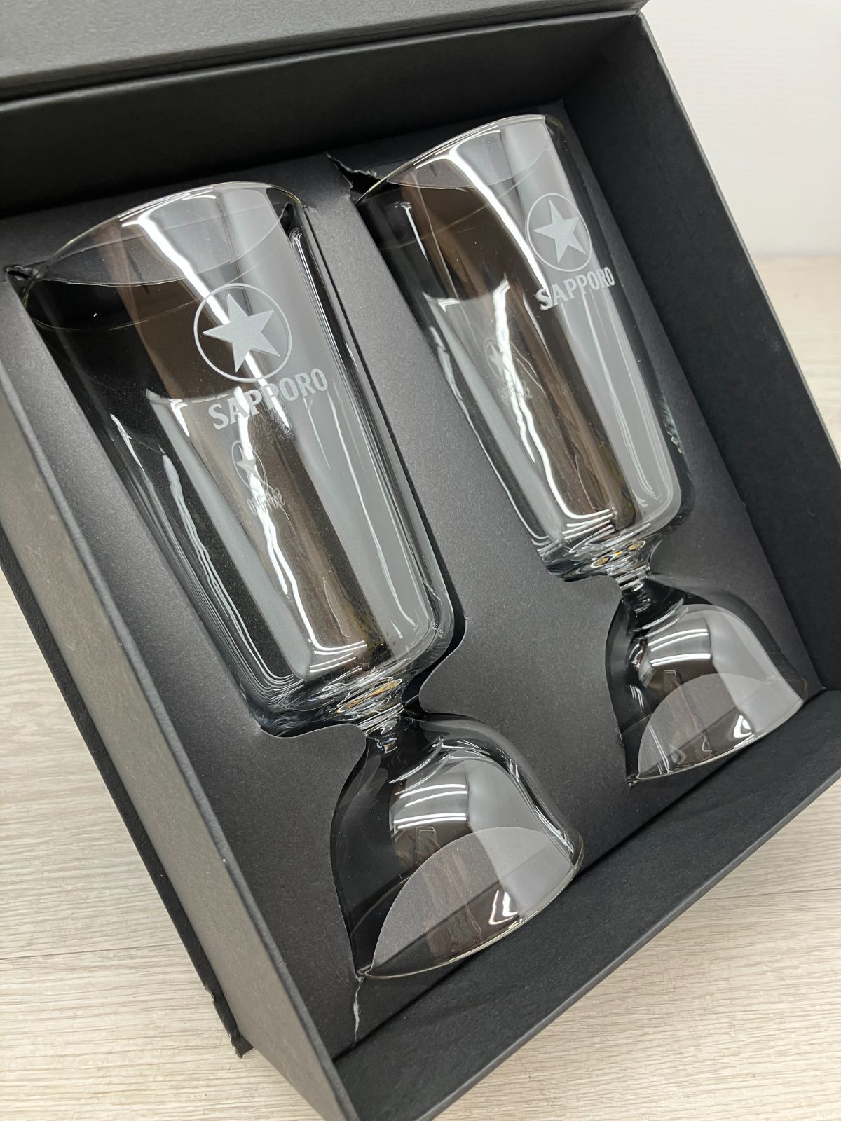 未使用品】サッポロ黒ラベル×nendo THE PERFECT CHEERS GLASS ペア (A1