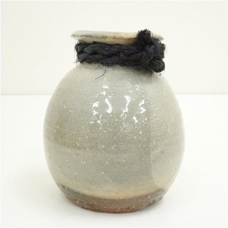 萩焼 十三代 田原陶兵衛造 掛花入（共箱） 花入れ 茶道 茶道具 花瓶