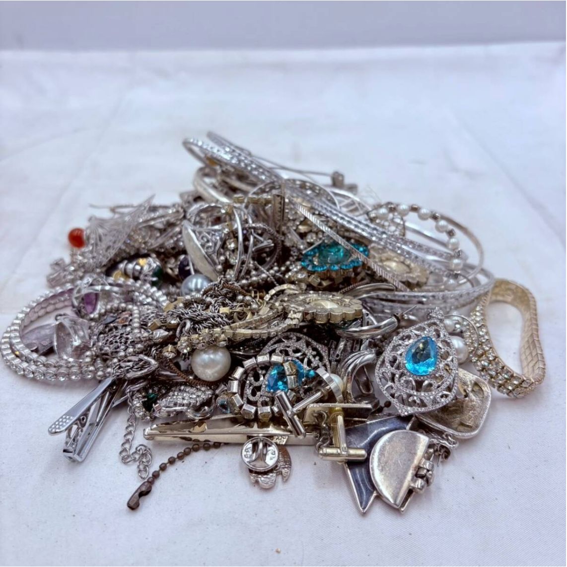 イミテーション シルバーイミテーション アクセサリーまとめ 約1.49kg