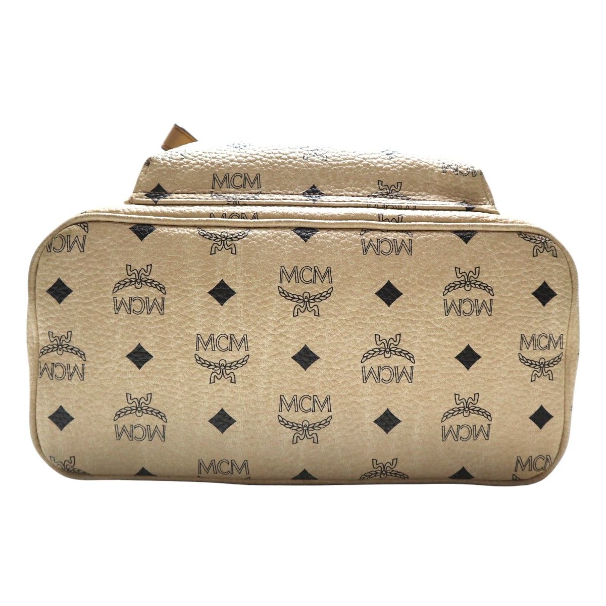 MCM エムシーエム ヴィセトス PVC/レザ― スタッズ バックパック