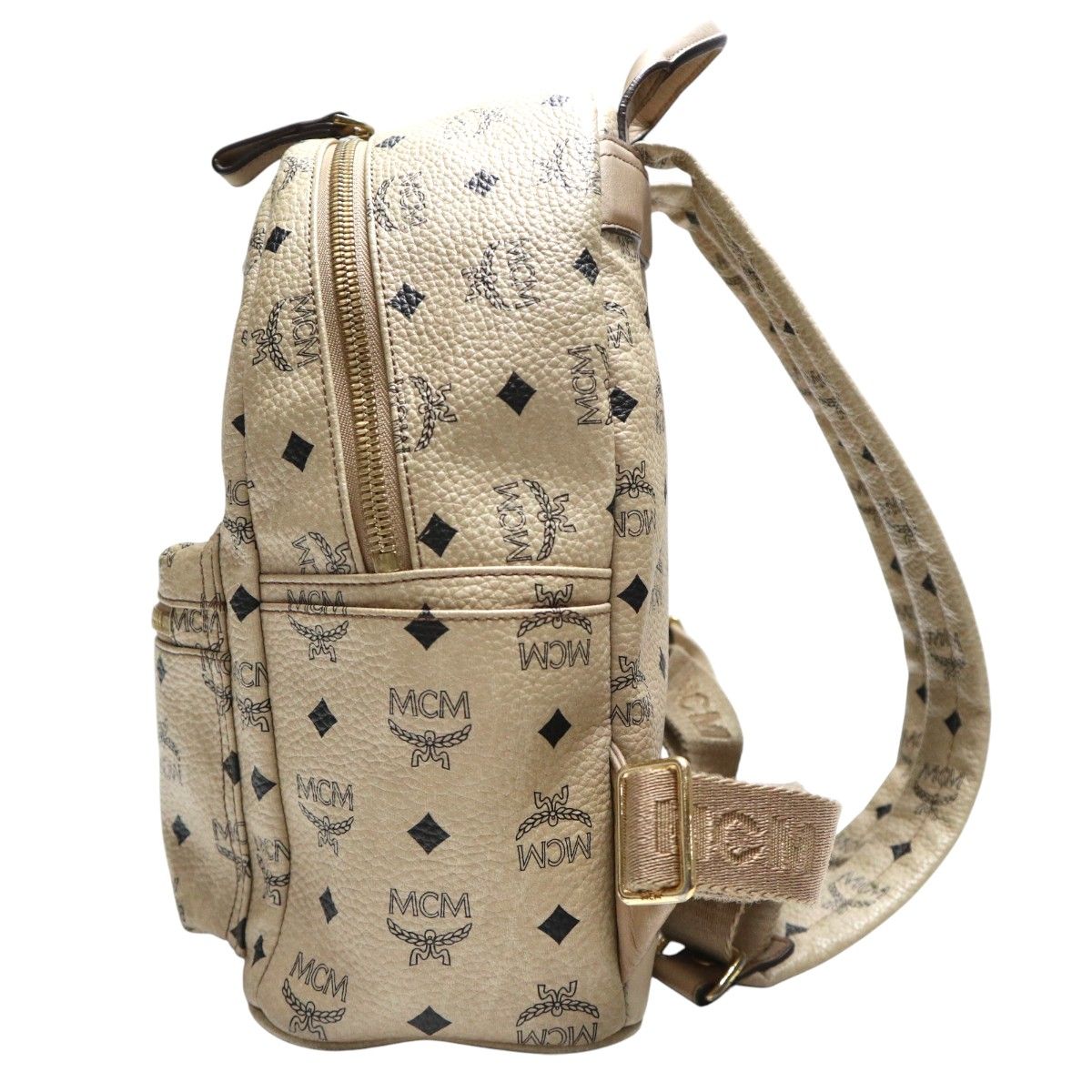 MCM エムシーエム バックパック リュック ヴィセトス柄 スタッズ付 ベージュ 楽天市場】【バッグ】MCM エムシーエム ヴィセトス バックパック