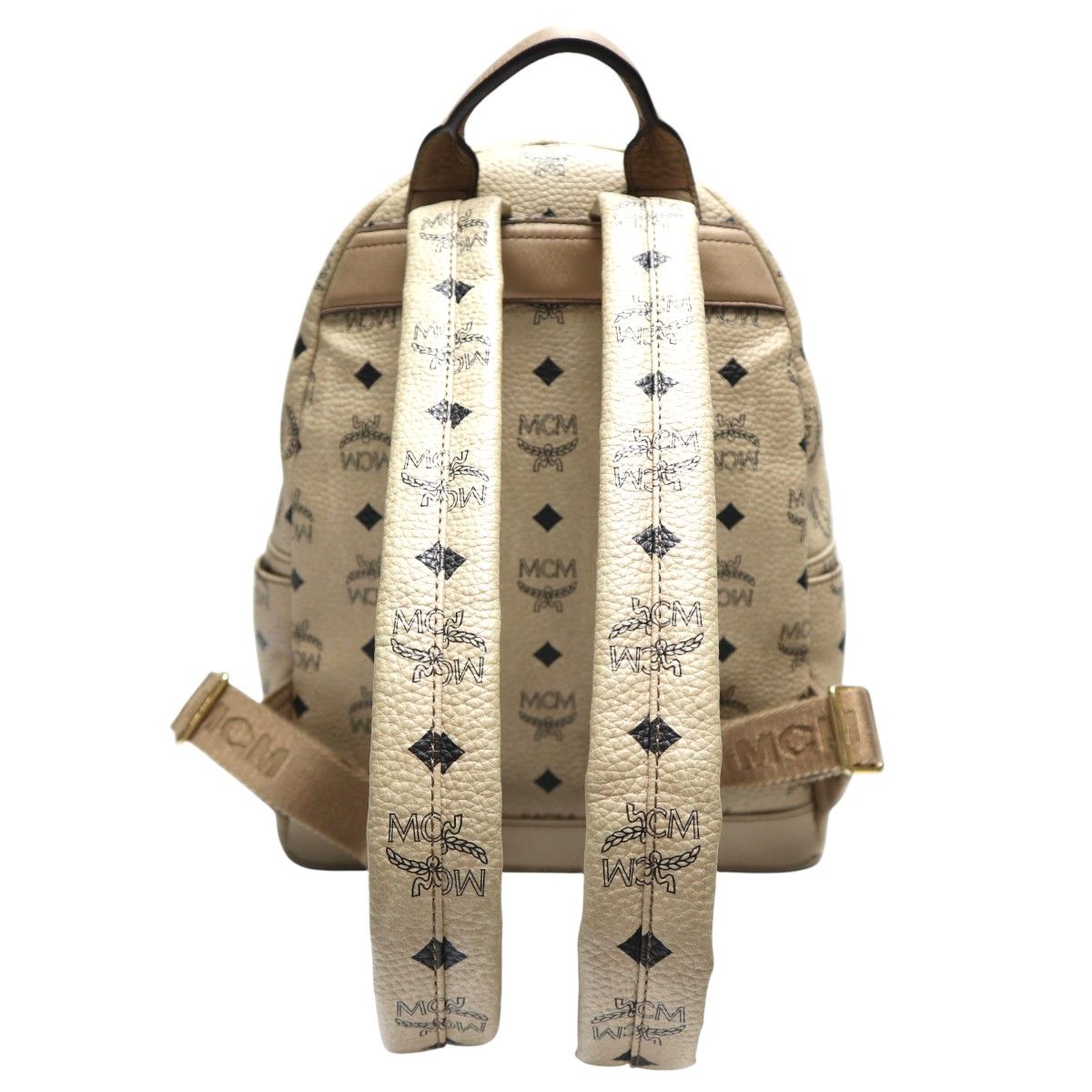 MCM エムシーエム ヴィセトス PVC/レザ― スタッズ バックパック