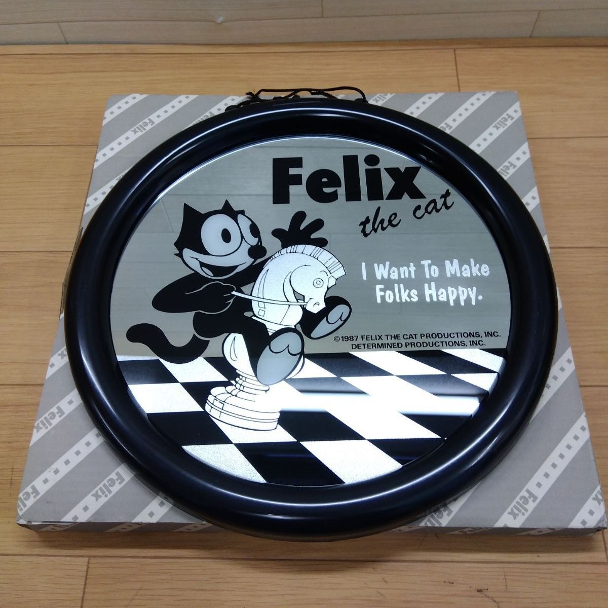 Felix the Cat ビンテージ置き型灰皿 1987年製 FELIX THE CAT ASHTRAY accessories Tray Figurine 13cm Vintage