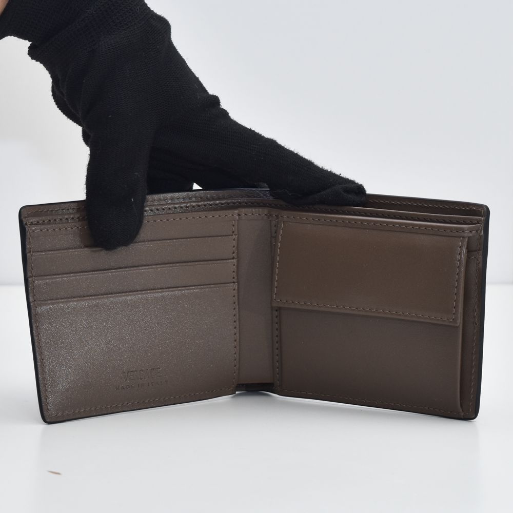 ヴェルサーチ 財布 本革 バロック メンズ メデューサ ブランド VERSACE