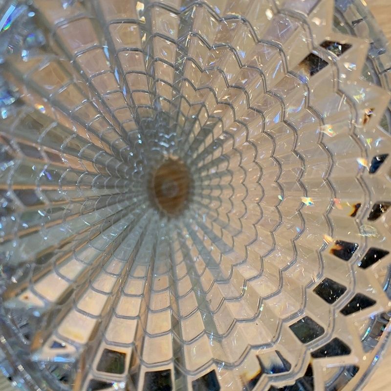 バカラ Baccarat アイ ベース S 花瓶 クリスタル 14.5cm オーバル 楕円
