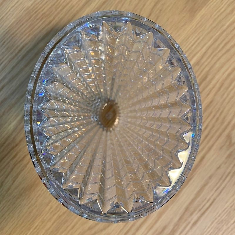 バカラ Baccarat アイ ベース S 花瓶 クリスタル 14.5cm オーバル 楕円