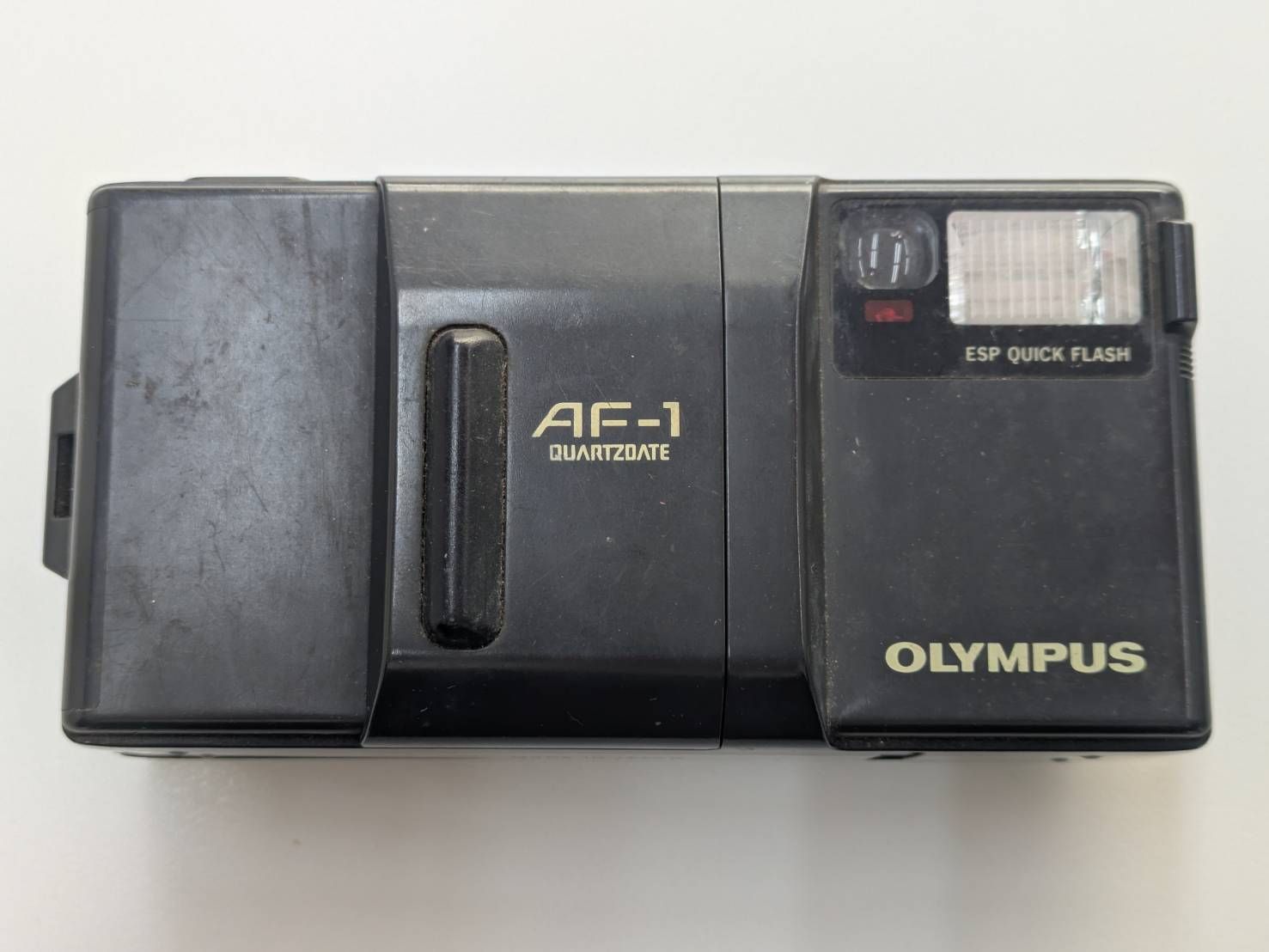 D 【保管品】OLYMPUS AF-1 QUARTZ DATE ブラック フィルムカメラ