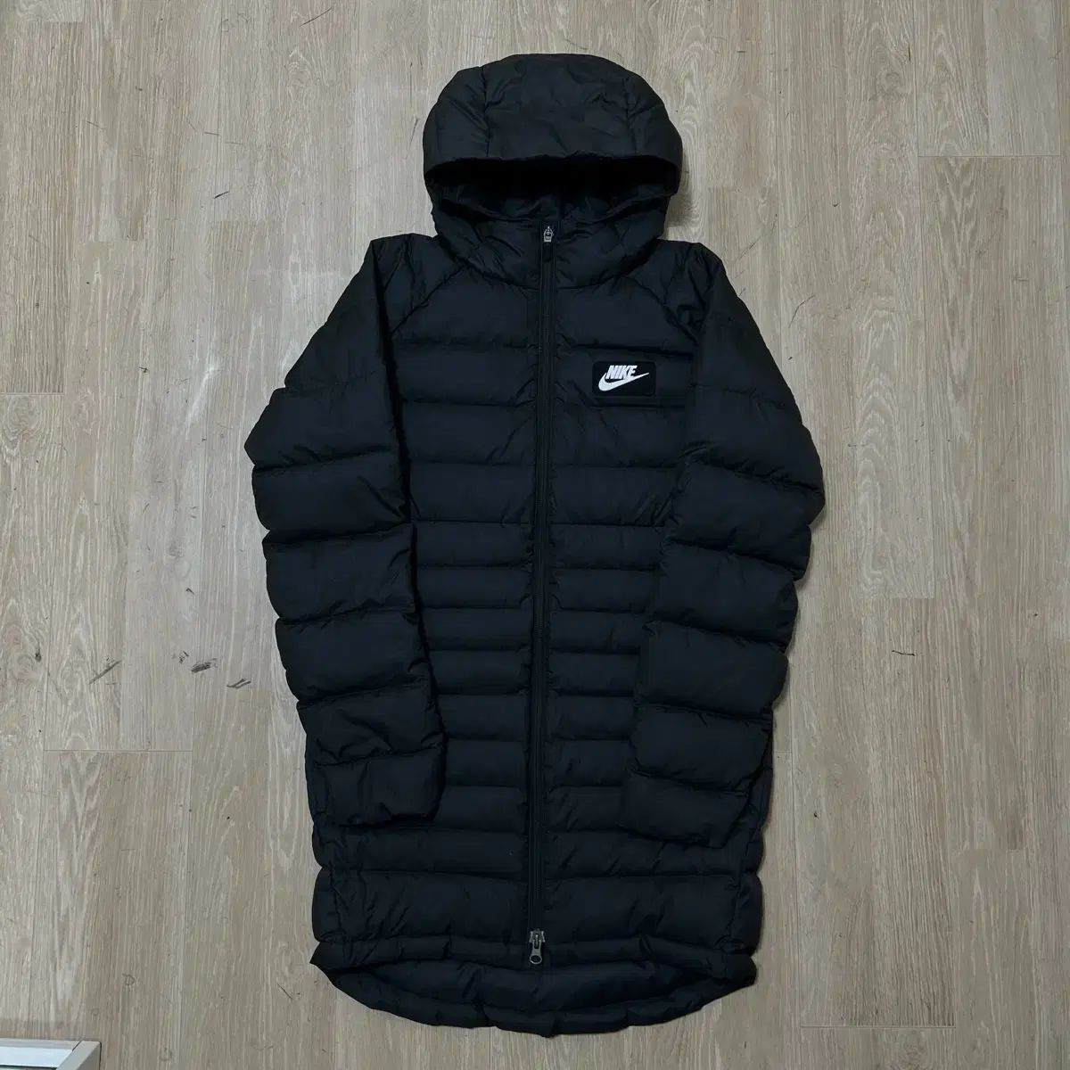 ナイキ レディース ボックスロゴ ダックダウン 軽量 ロングダウン