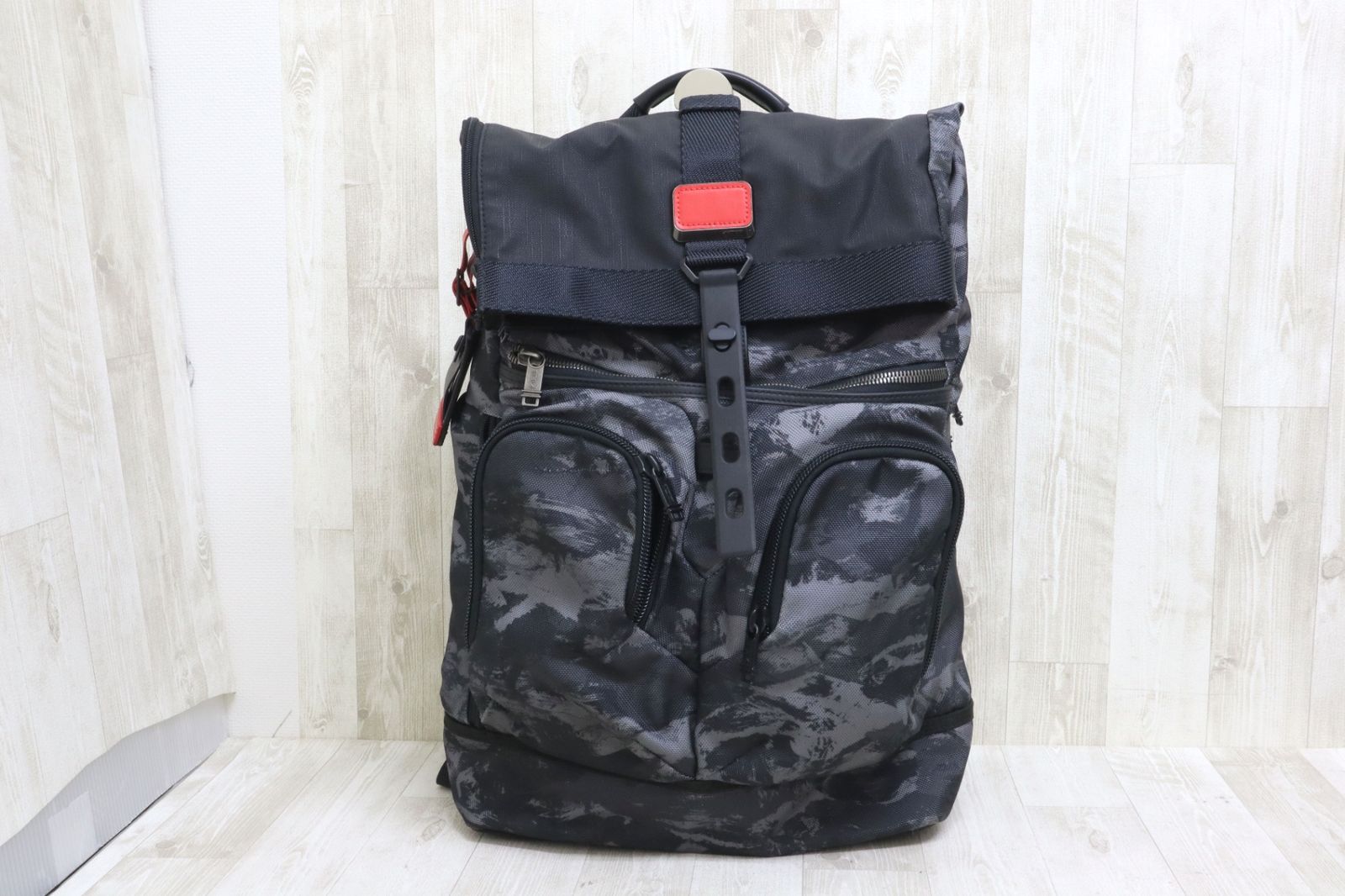 TUMI トゥミ ALPHA BRAVO カモフラージュ ロールトップ バックパック 