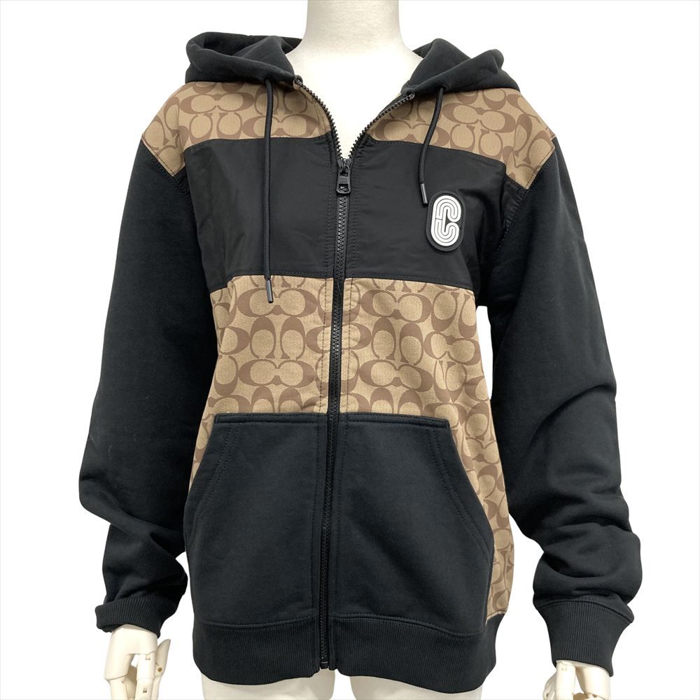 COACH★C7817シグネチャー フルジップ フーディー パーカー Sサイズ コーチ COACH シグネチャー フルジップ フーディー パーカー C7817