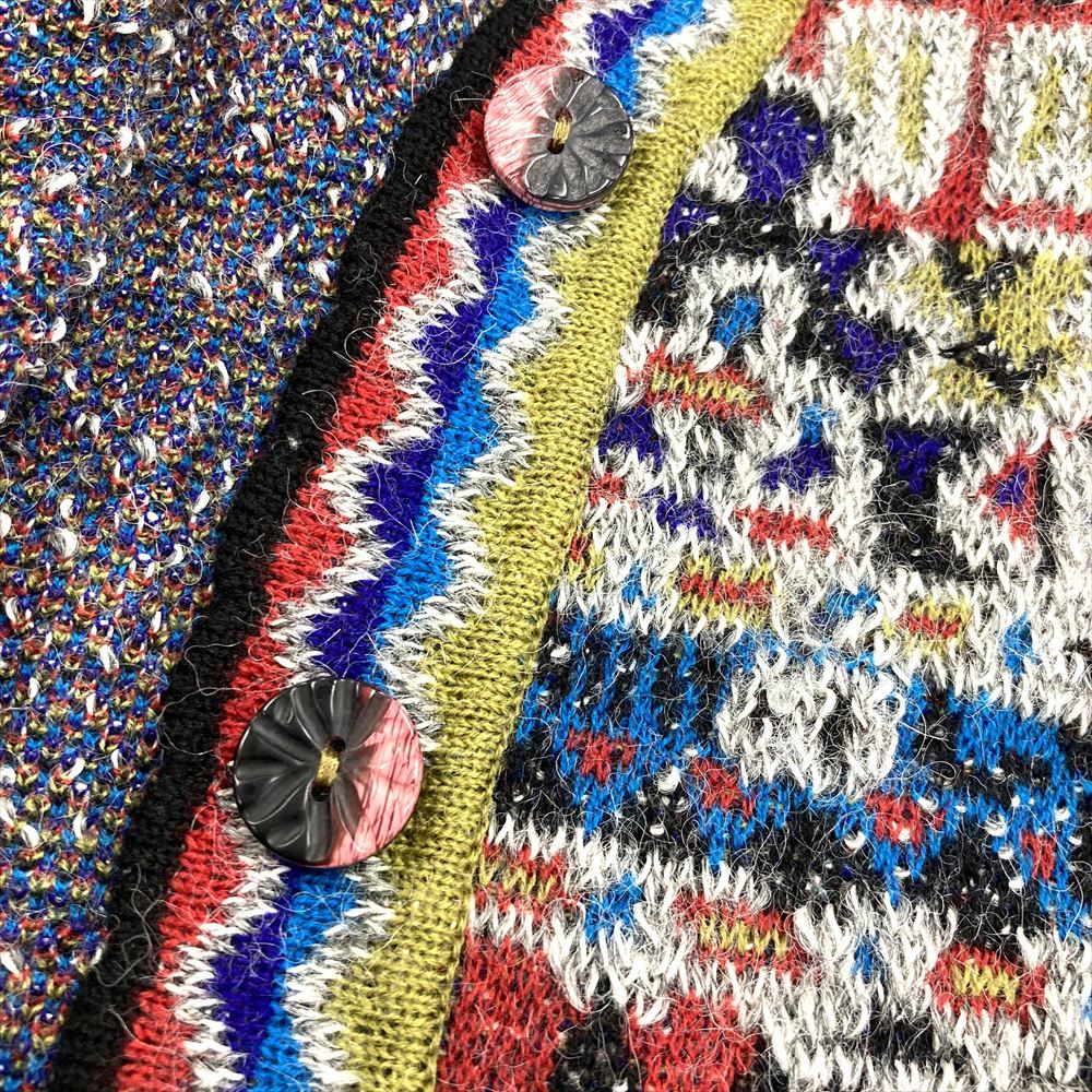 ミッソーニ Missoni カーディガン マルチカラー S 総柄 レディース