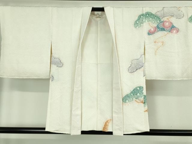 平和屋着物＃極上　名門　藤娘きぬたや・総絞り　羽織　絞り　松文　逸品　DZAB3055kh6 平和屋着物∞極上 名門 藤娘きぬたや・総絞り 羽織 絞り 松文 逸品