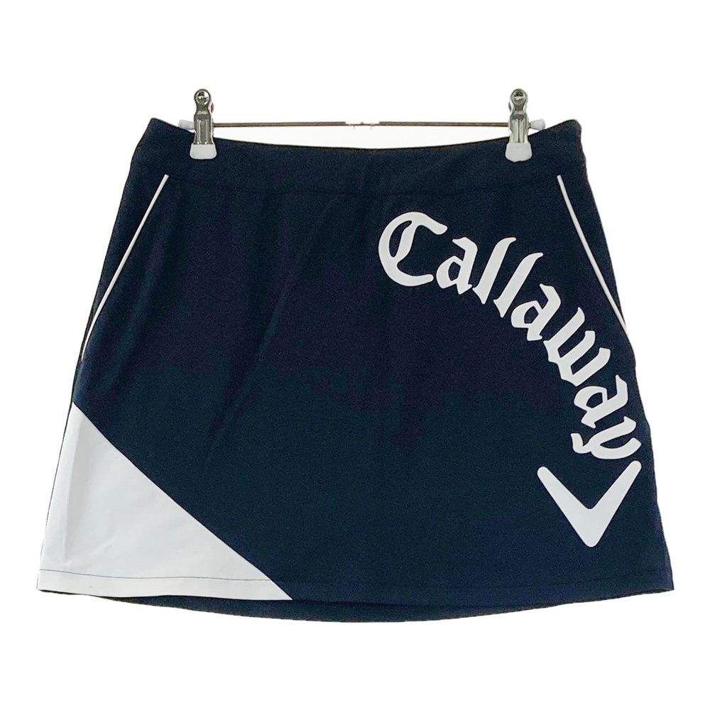 Callaway レディース ゴルフウェア L ネイビー サイズ：L CALLAWAY キャロウェイ インナー付 スカート ネイビー系