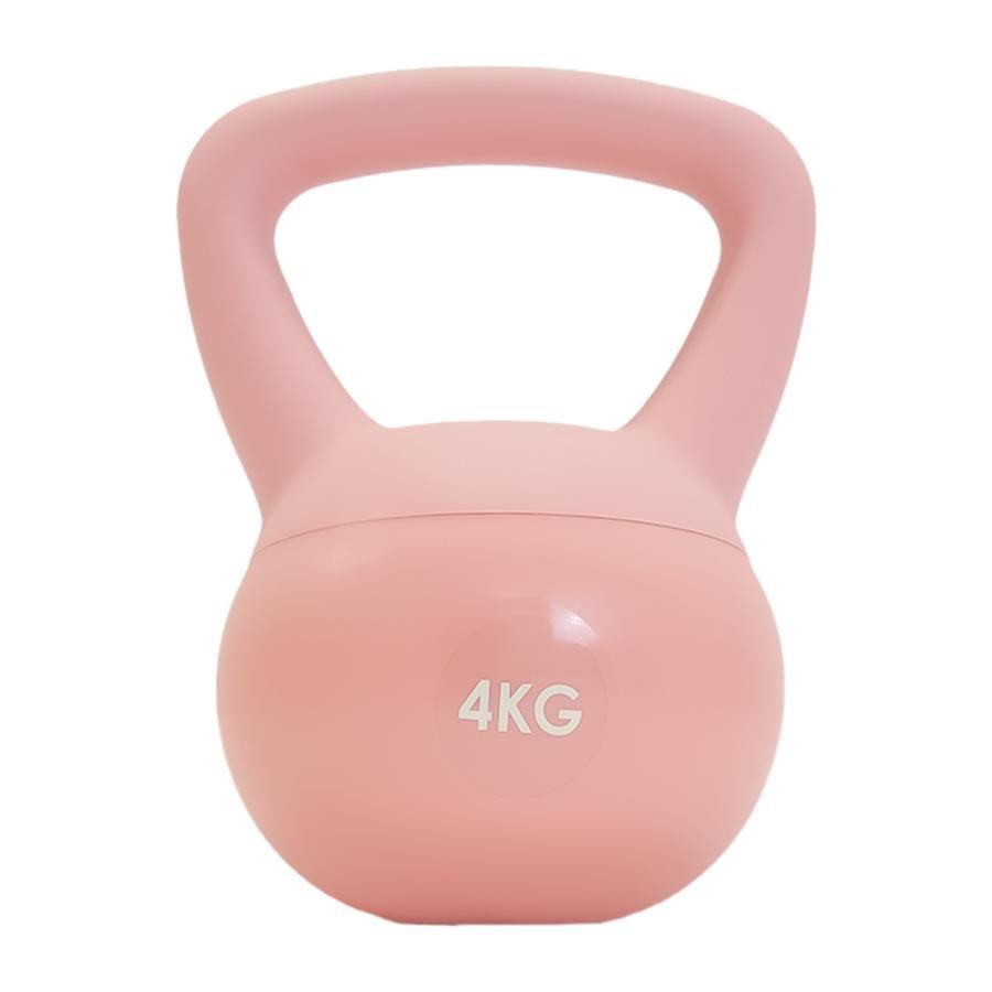 2452 ソフト ケトル ベル 4kg ピンク 女性 ダイエット ダンベル