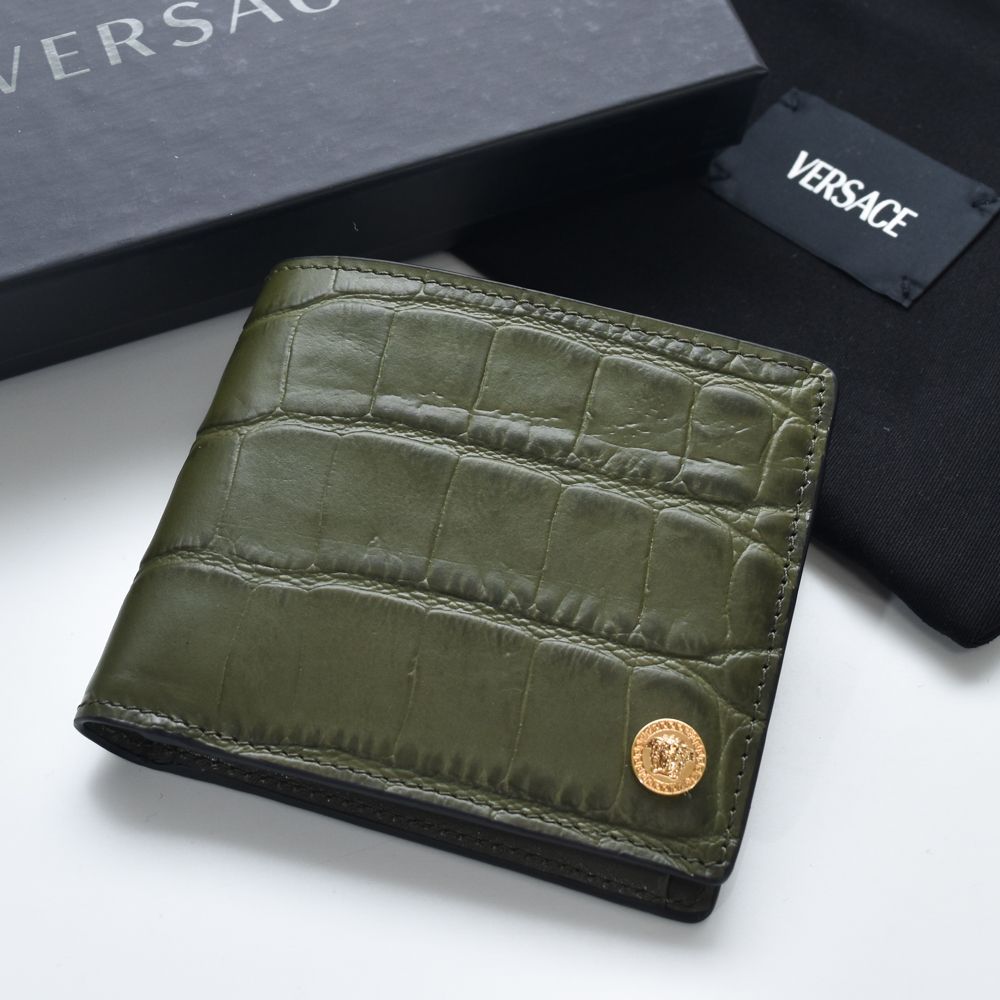 ヴェルサーチ 財布 本革 メンズ メデューサ ブランド VERSACE ハイ
